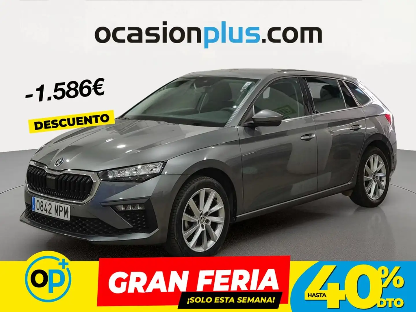 Skoda Scala 1.0 TSI Selection 85kW Gris - 1