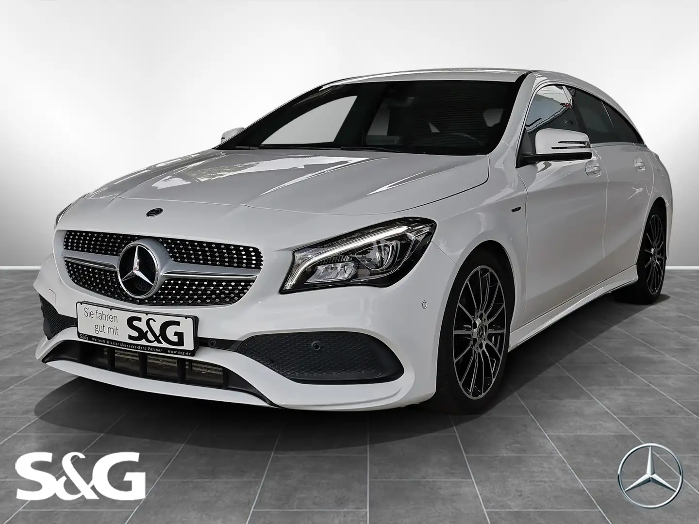 Mercedes-Benz CLA 180 PEAK RüKam+Garmin+LED+ Wit - 1