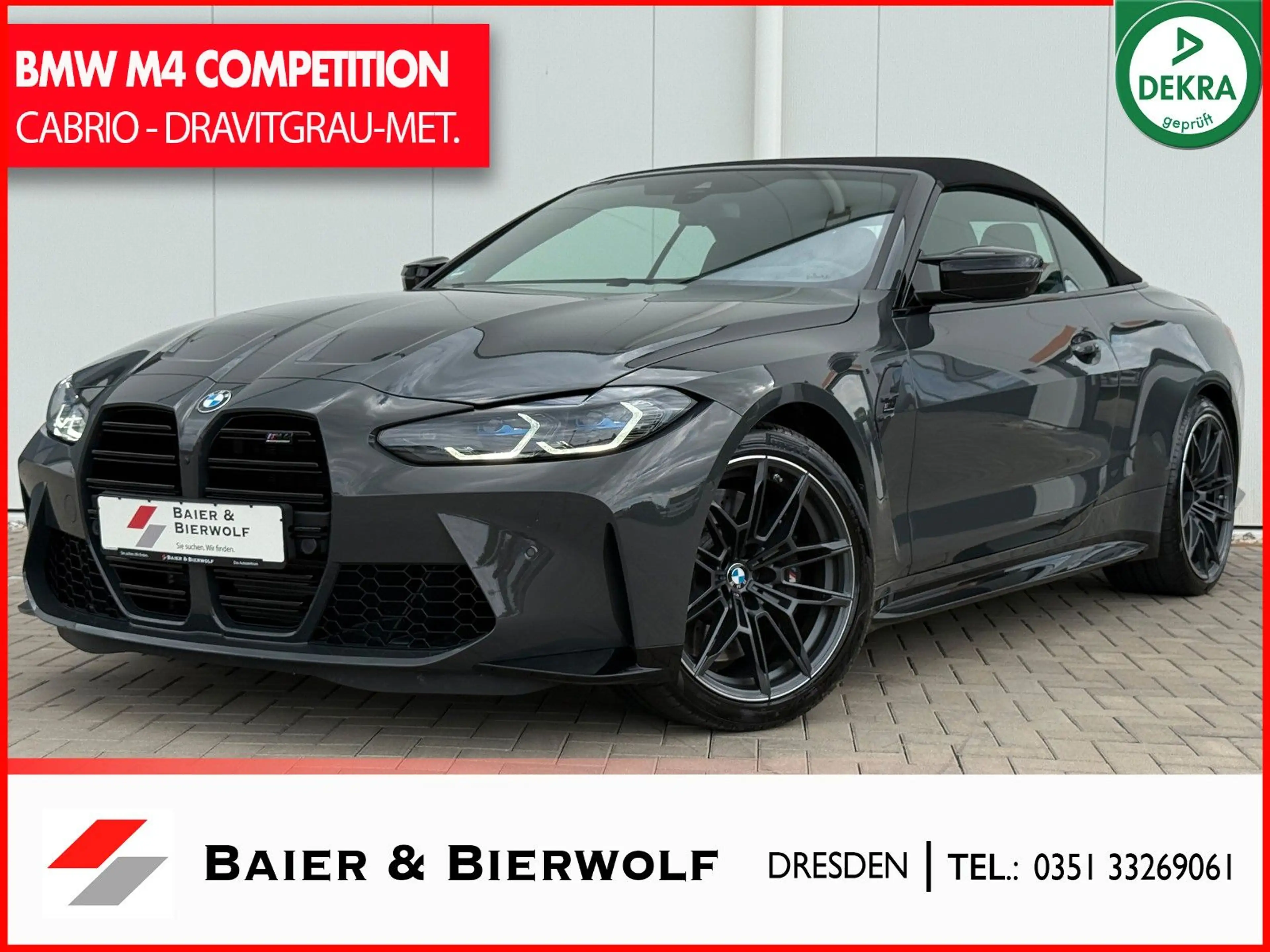 BMW M4 Cabrio Competition DRAVIT-GRAU DRIVERS PACK.