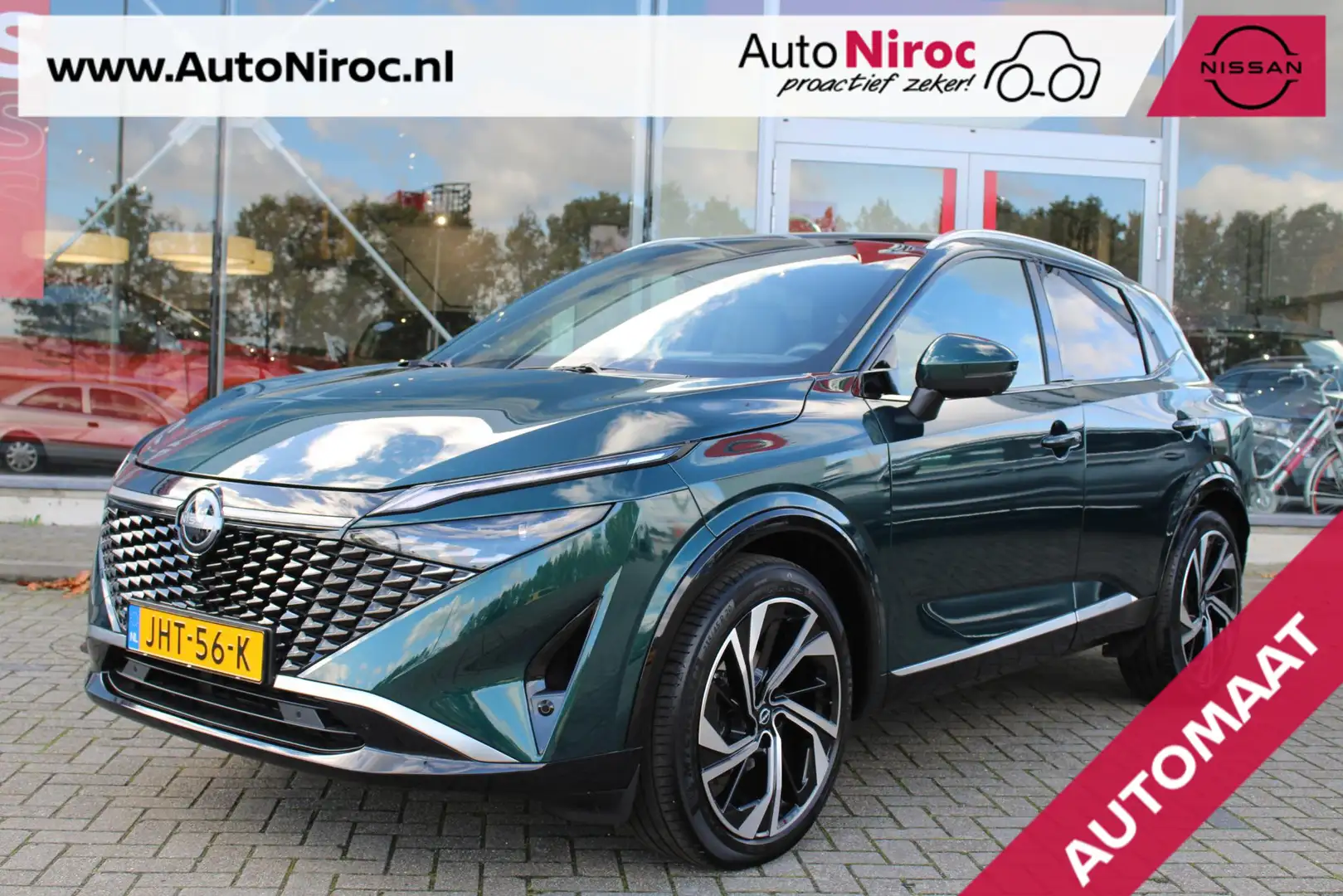 Nissan Qashqai MHEV 158 Xtronic Tekna Plus Groen - 1