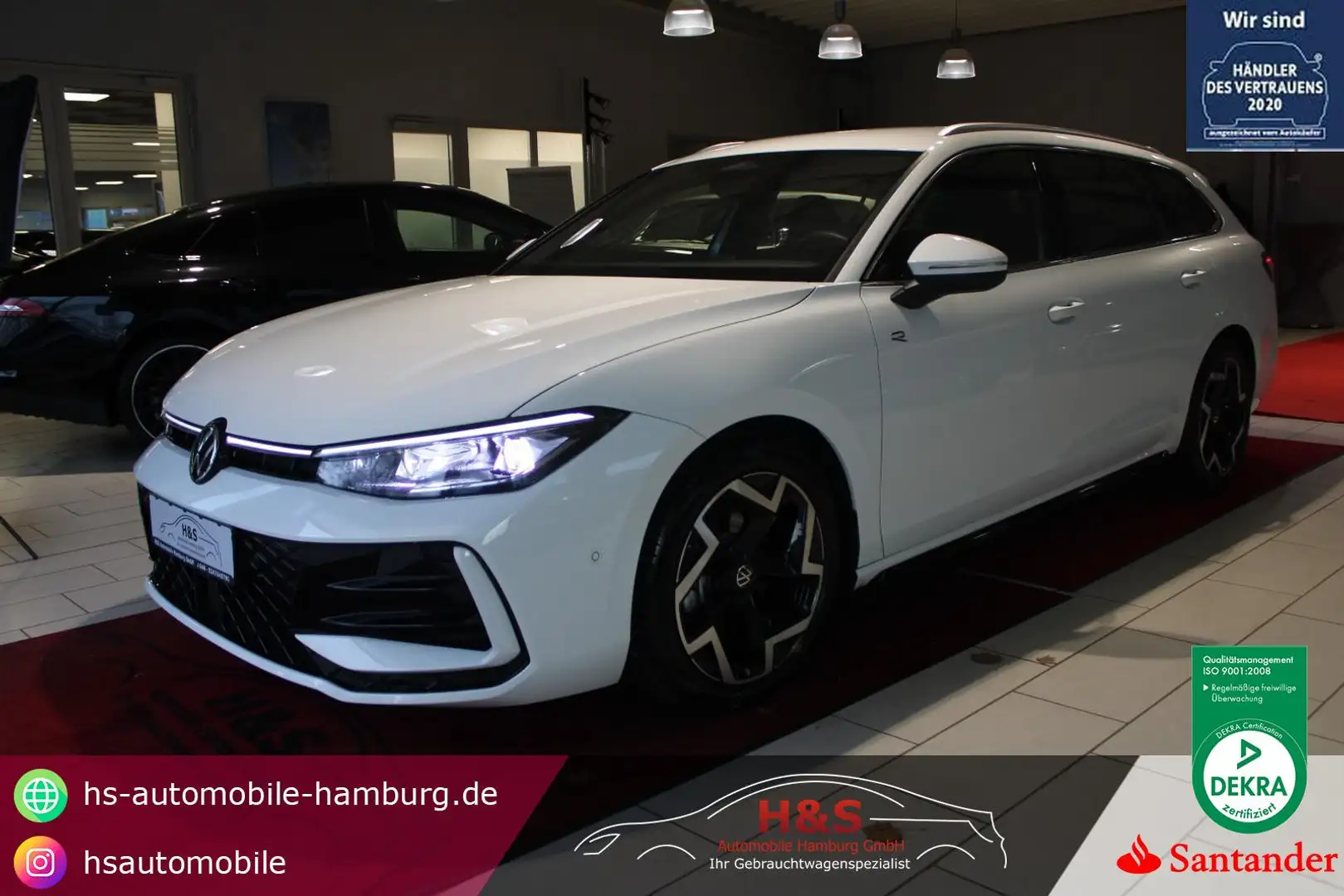 Volkswagen Passat Variant 1.5 eTSI R-LINE Bianco - 1