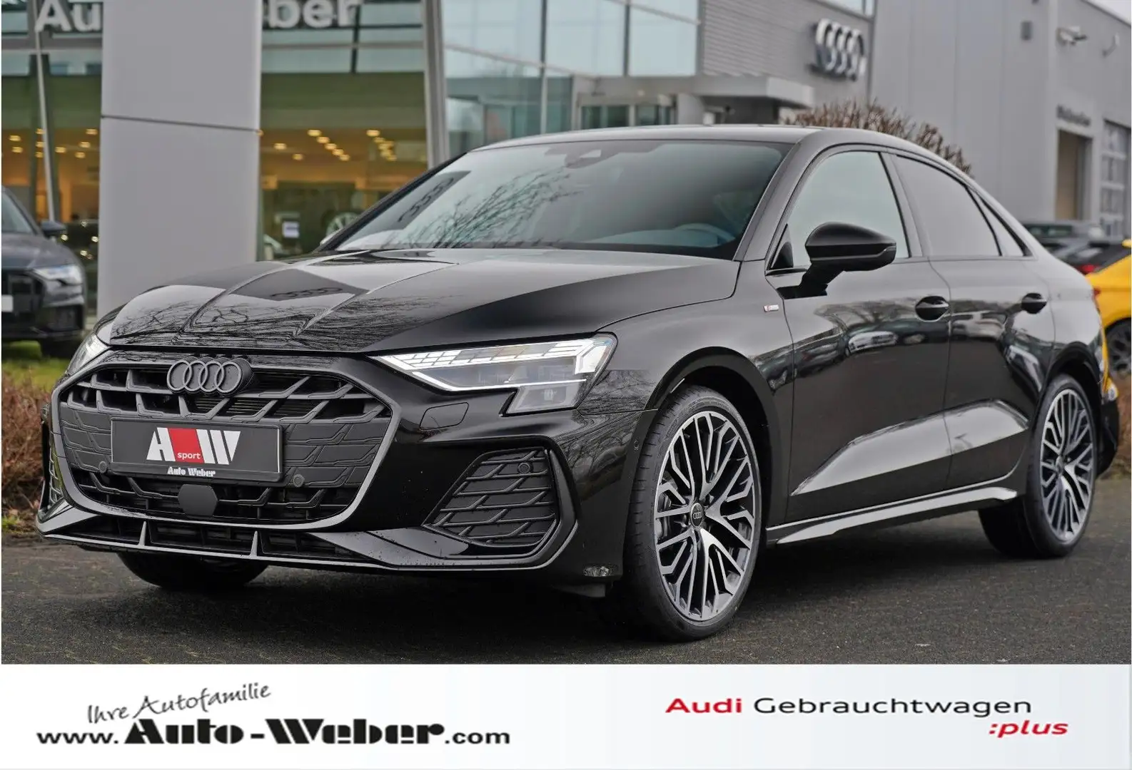 Audi A3 35TFSI 2XSLINE STRONIC SONOS 19" BUSINES RFK Schwarz - 1
