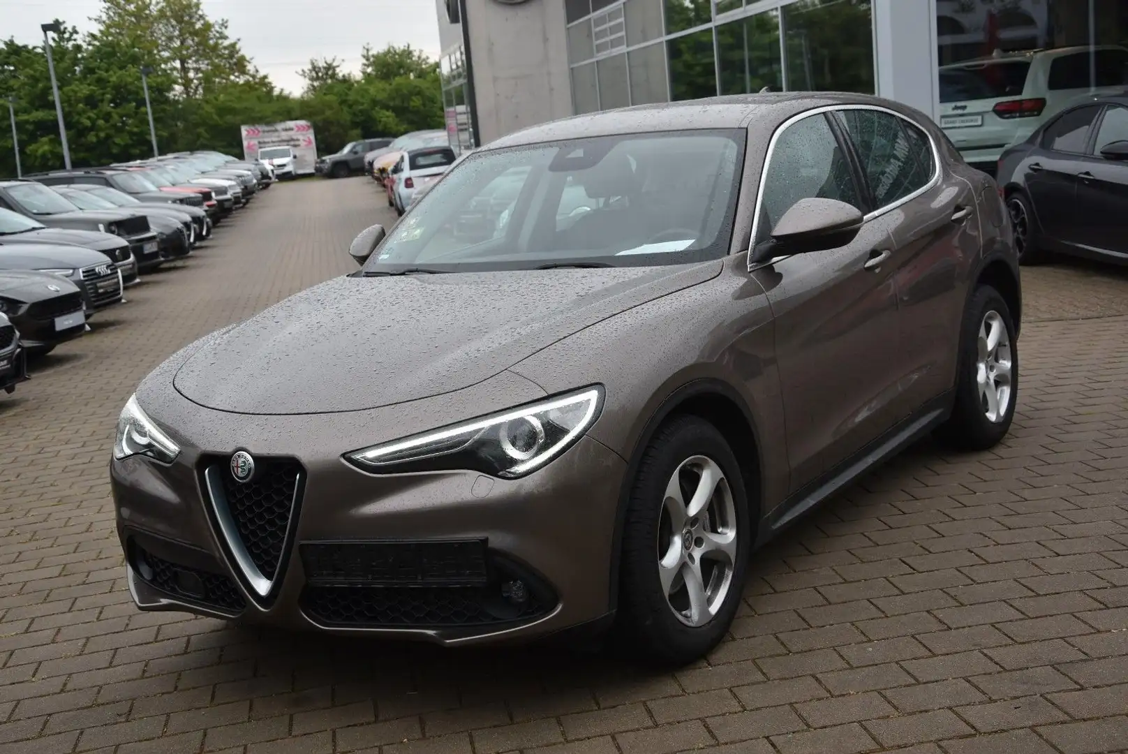 Alfa Romeo Stelvio Super 2.2  AT8 Bi-Xenon, Navi NP:48.380€ Grau - 2