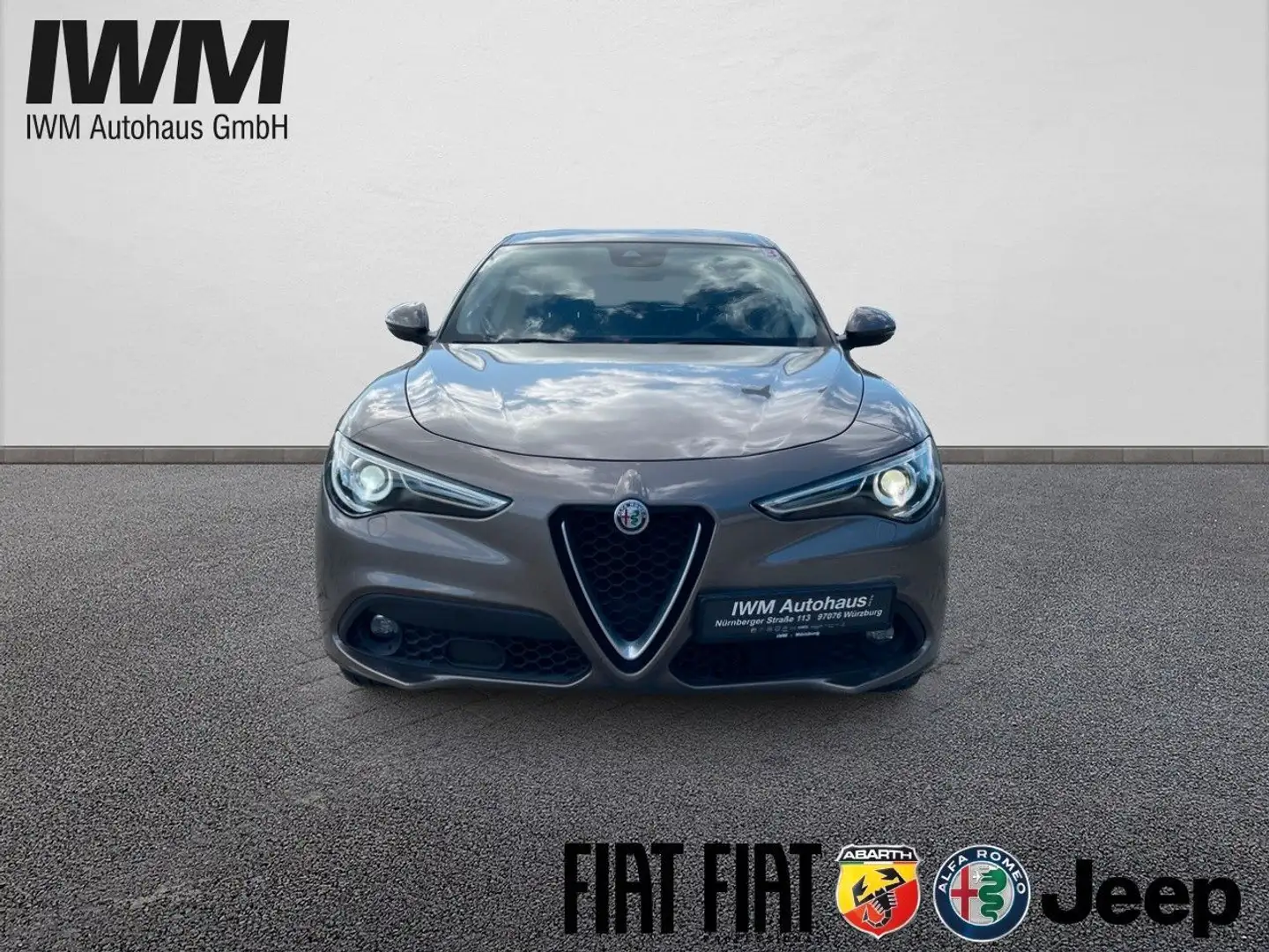 Alfa Romeo Stelvio Super 2.2  AT8 Bi-Xenon, Navi NP:48.380€ Gris - 2
