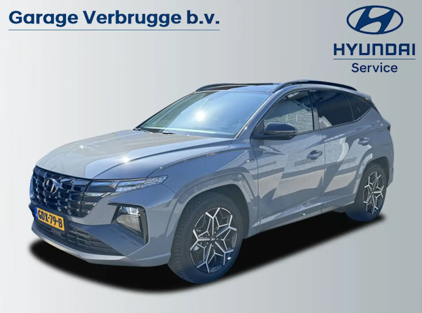 Hyundai TUCSON 1.6 T-GDI PHEV N Line Sky 265PK | Pano dak | Full Grijs - 1