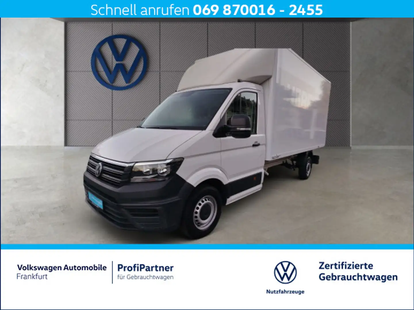 Volkswagen Crafter 35 Einzelkabine Klima Weiß - 1
