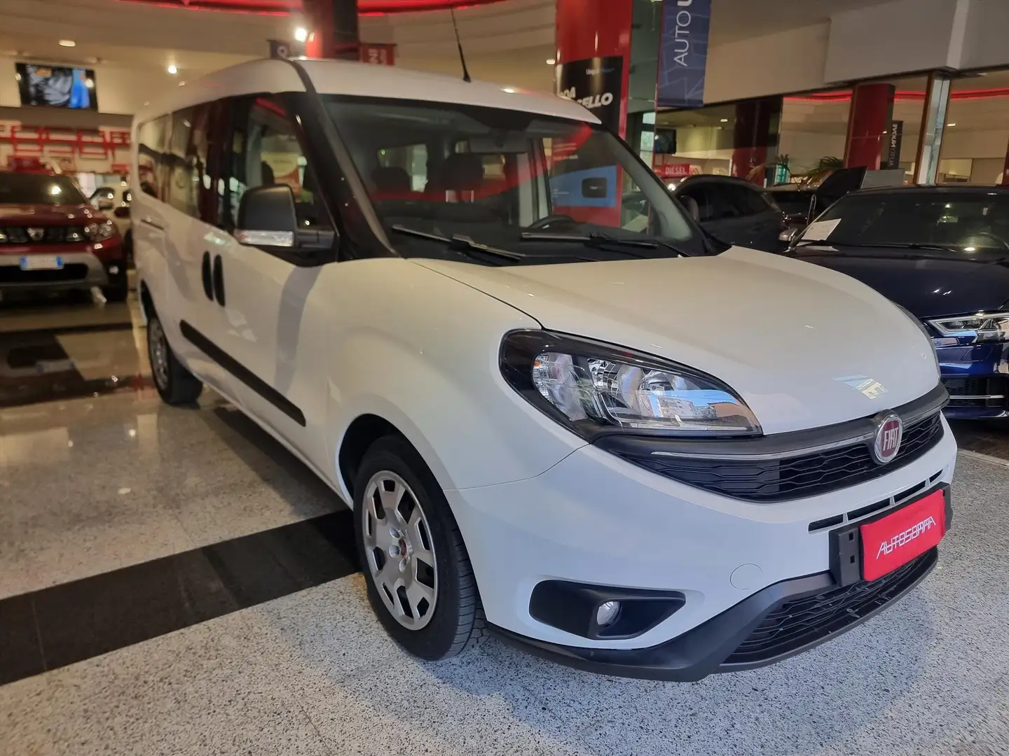 Fiat Doblo Doblo MAXI 1.6 mjt 16v Lounge 5 POSTI AUTOCARRO N1 Bianco - 2