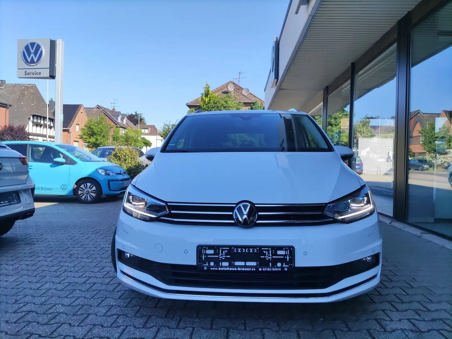 Volkswagen Touran Highline IQ-Drive,NAVI,KAM,AHK,7-Sitzer Bianco - 2