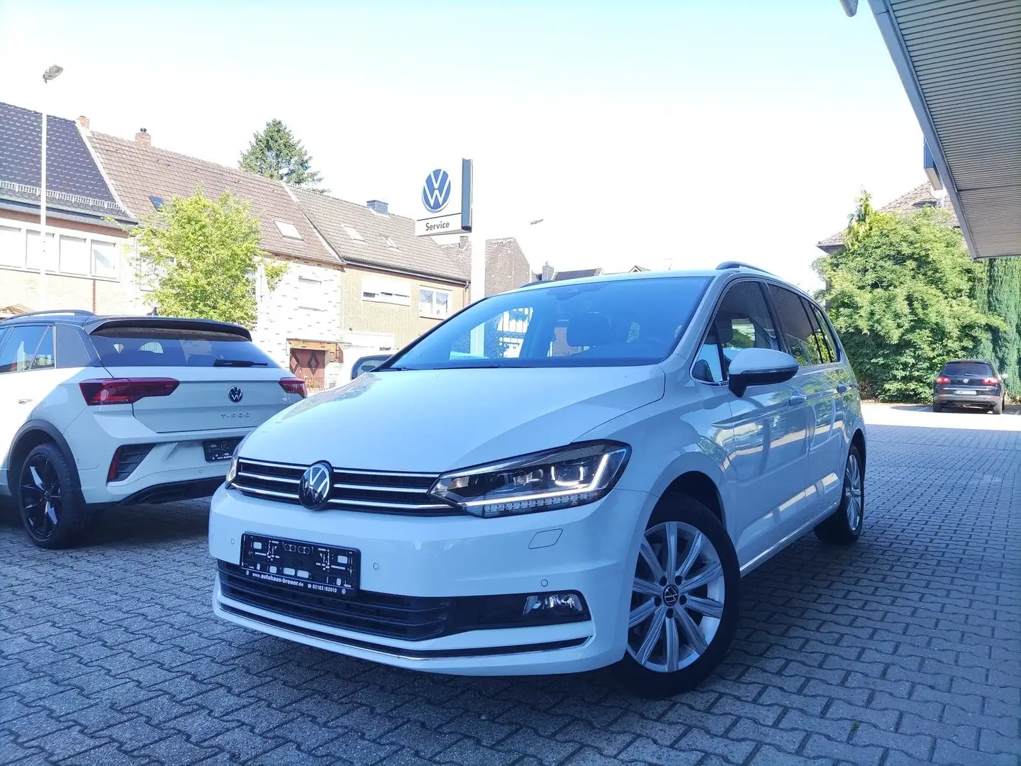 Volkswagen Touran Highline IQ-Drive,NAVI,KAM,AHK,7-Sitzer Bianco - 1