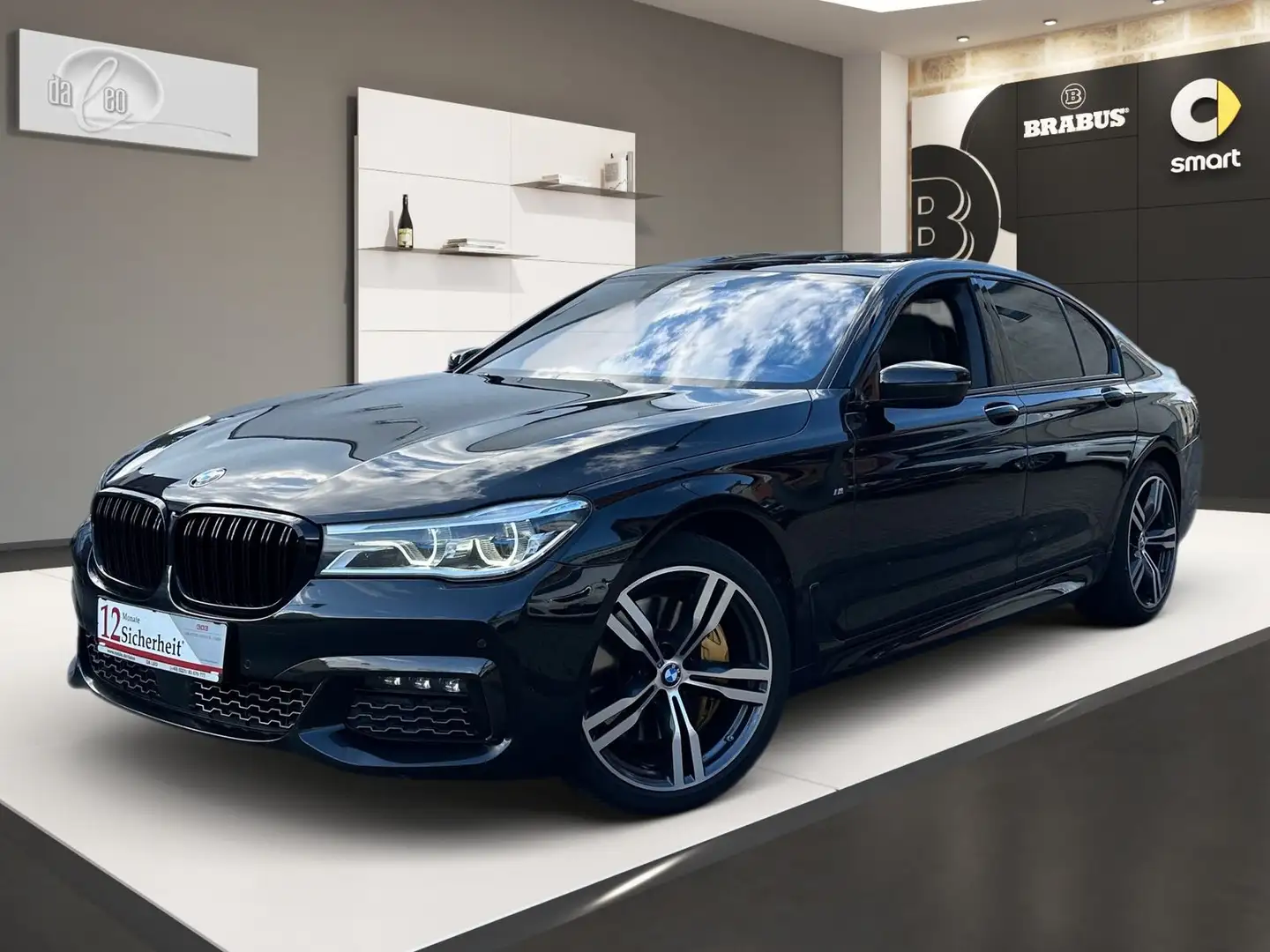 BMW 750 7 750 i xDrive M-Sport Schiebedach ACC HuD Softc Noir - 1