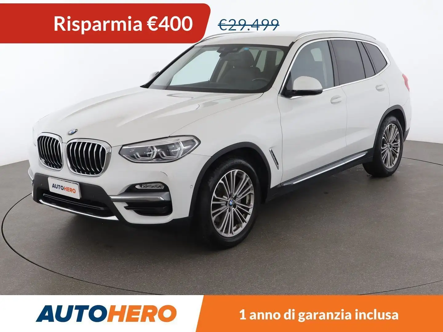 BMW X3 xDrive 20d Luxury Bianco - 1