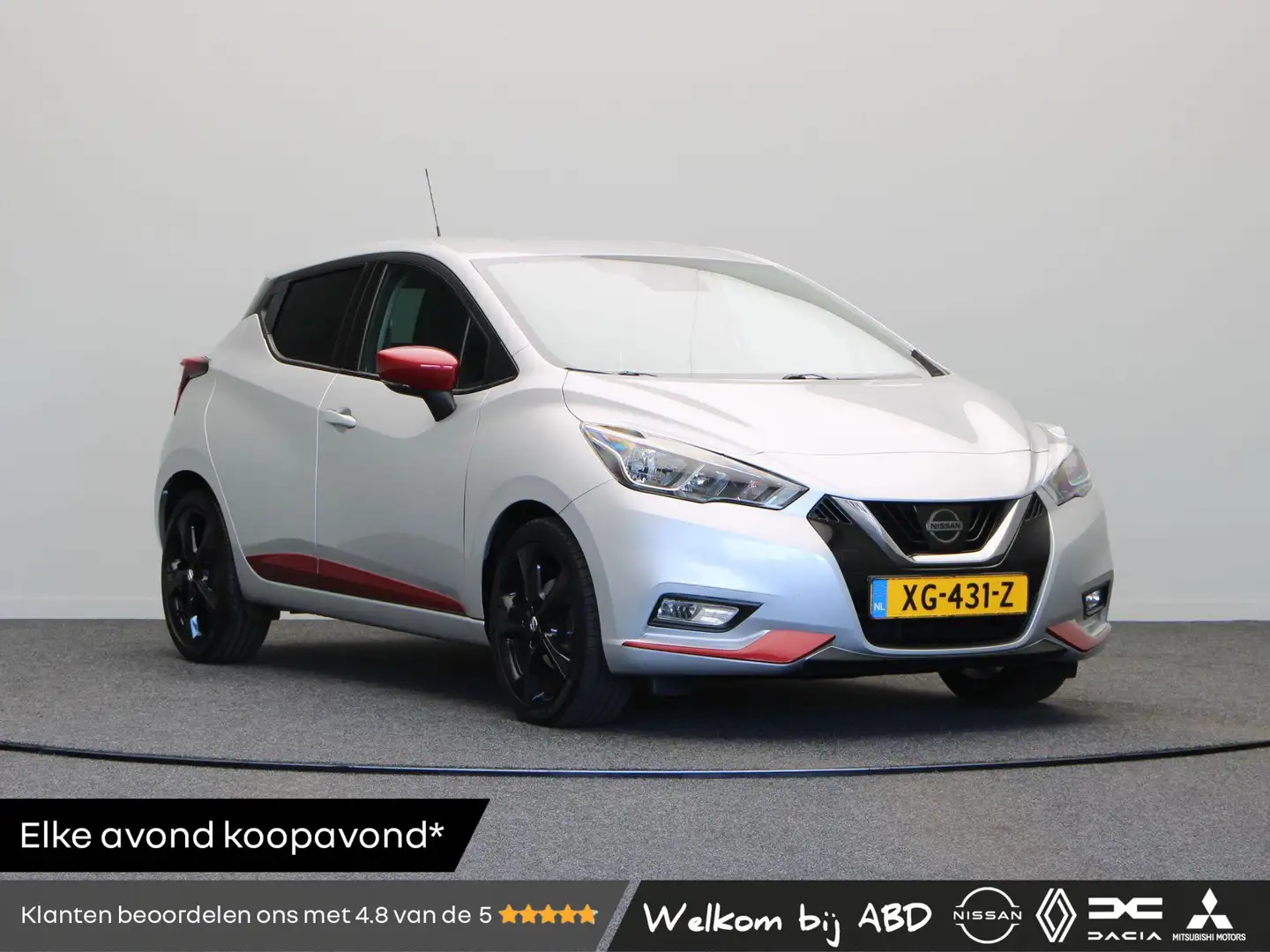 Nissan Micra 0.9 IG-T N-Line | Velgen Lichtmetaal | Navigatie | Gris - 1