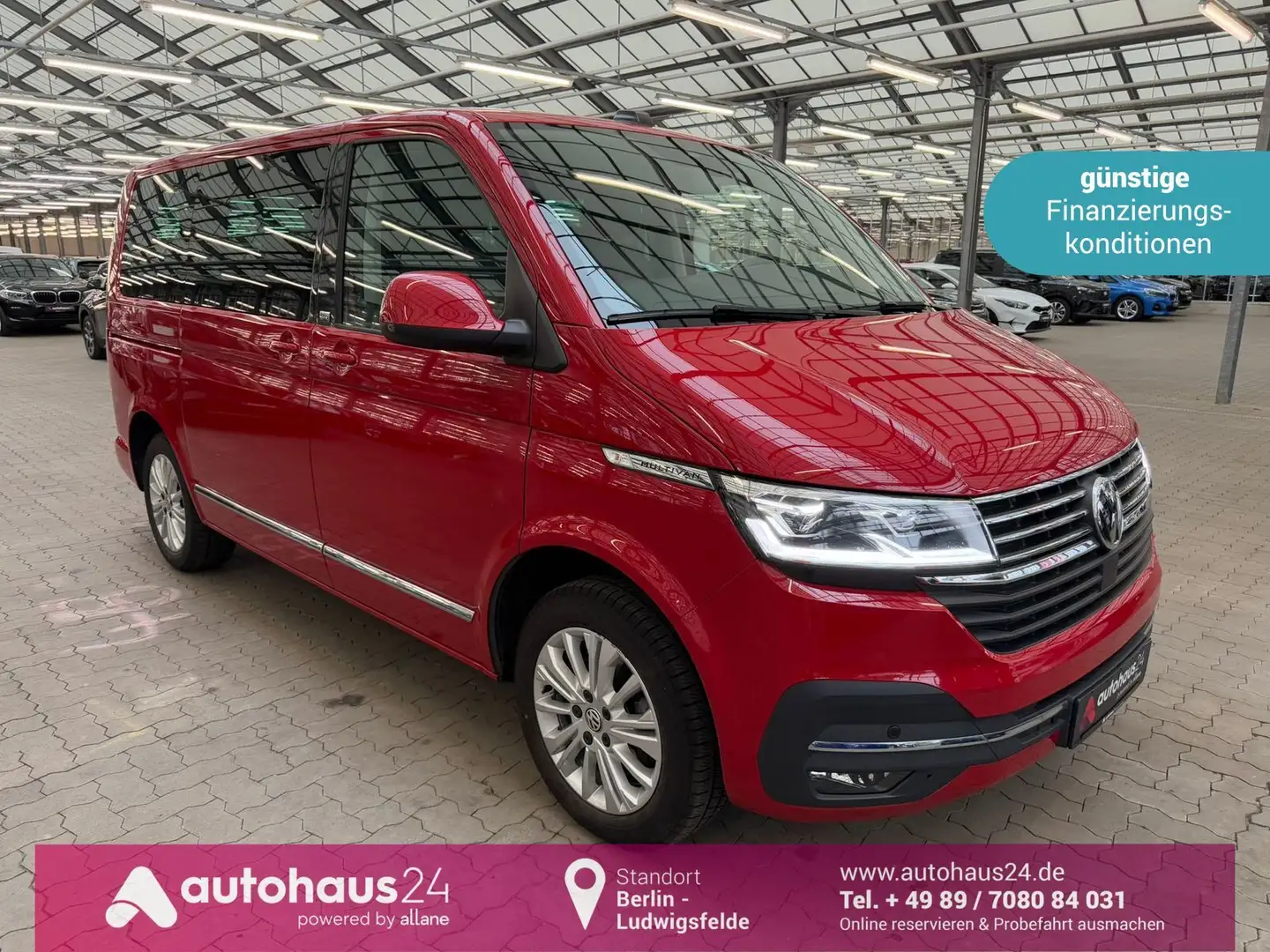 Volkswagen T6 Multivan T6.1 2.0 TDI Multivan  Generation Six|AHK|ACC Rot - 1
