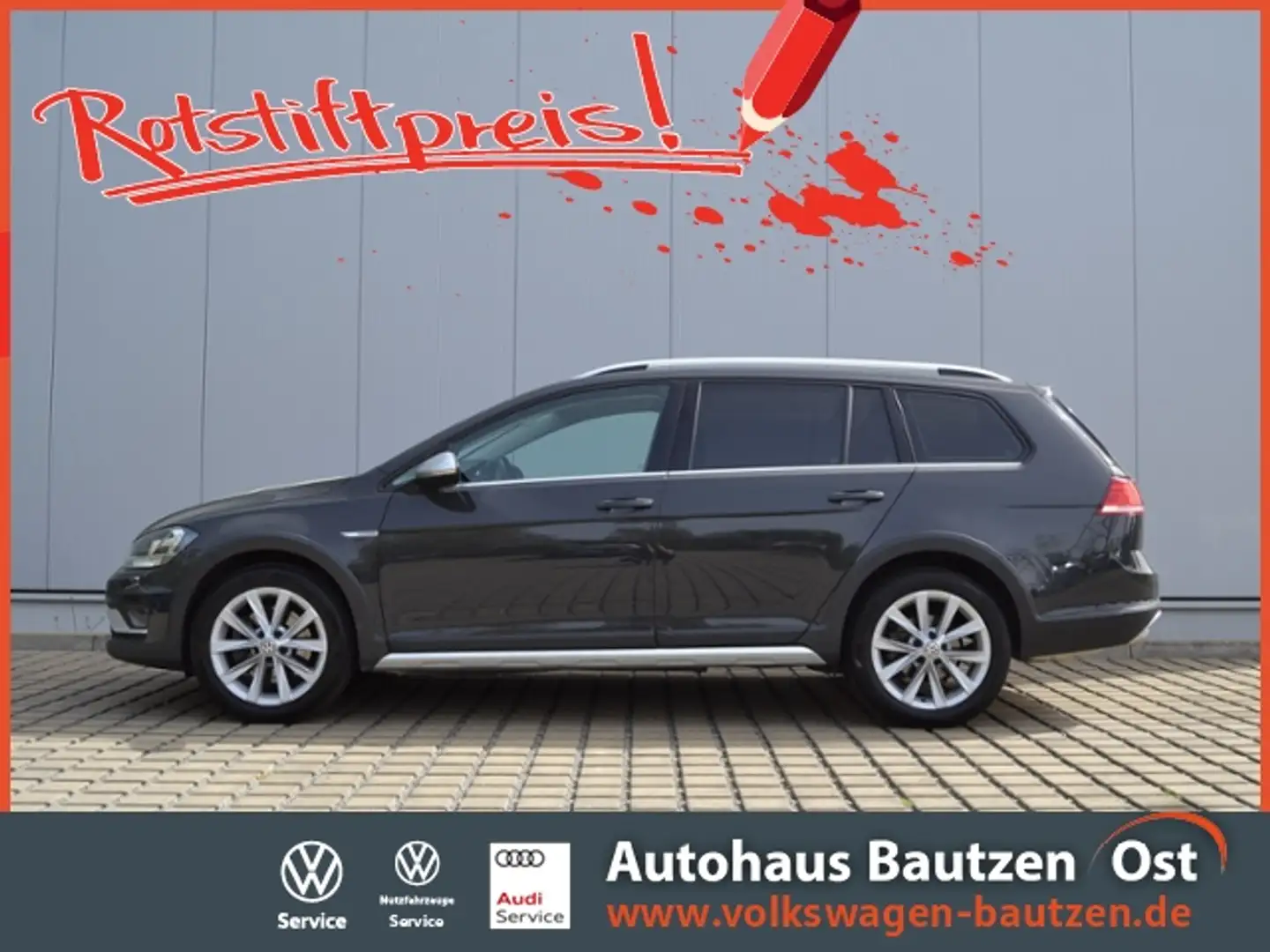 Volkswagen Golf Variant Alltrack 2.0 TDI 184 PS 4Motion DSG AHK/LED/NAVI/ Gris - 1