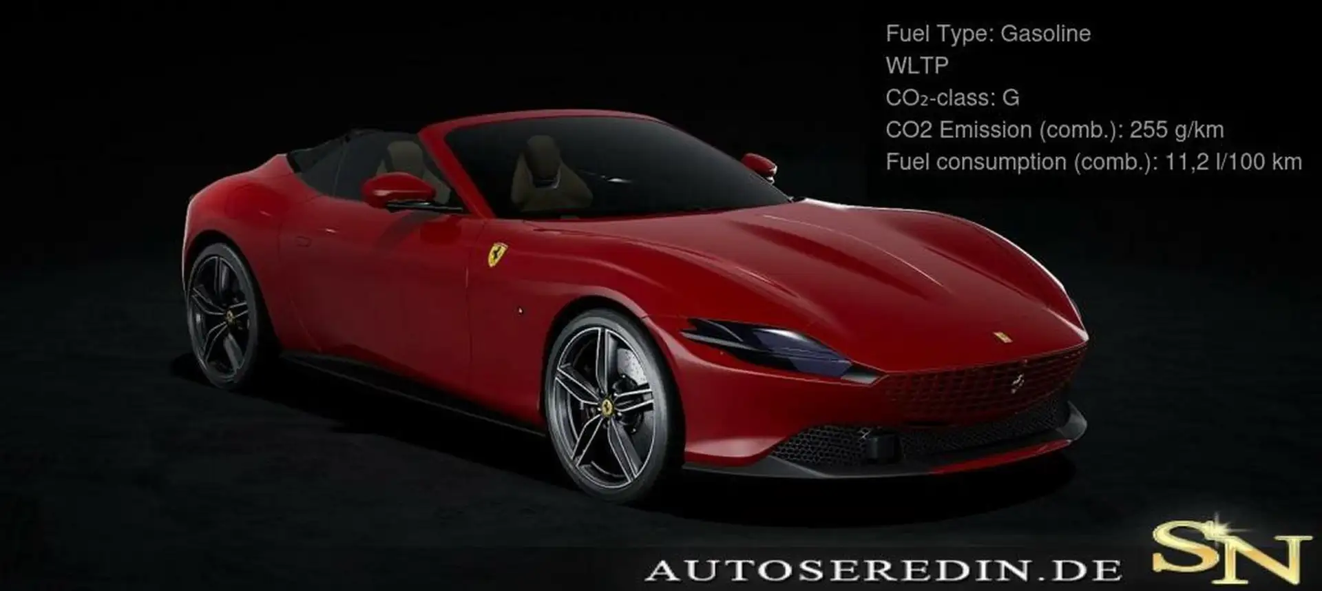 Ferrari Roma Spider LED+360+ADAS+DISPLAY+HIFI Czerwony - 1