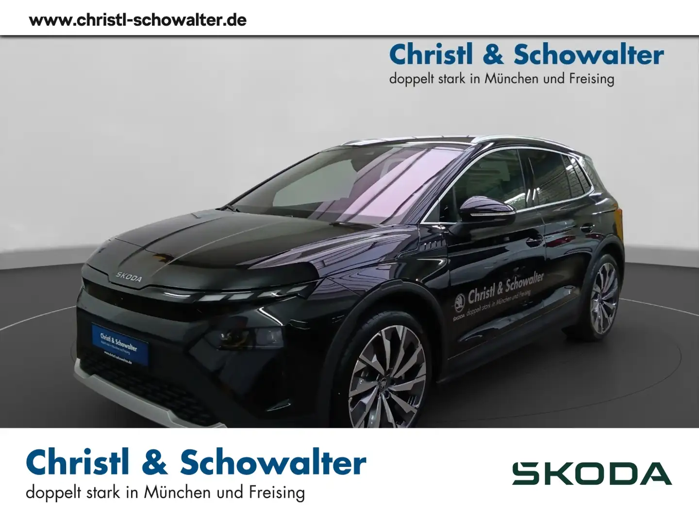 Skoda Elroq 82 kWh 210kW DSG Alpha AHK LED HUD 3ZAC Noir - 1