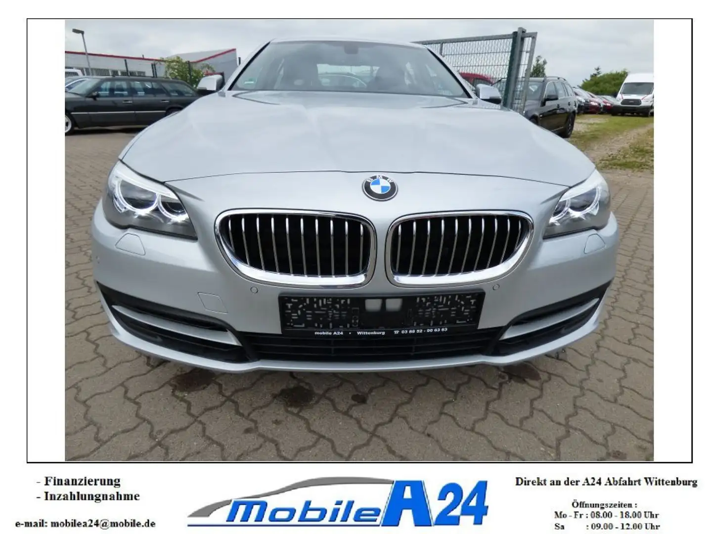 BMW 520 i Aut.+ Alu + Navi-Modul + Klima + Memory ++ Silber - 2