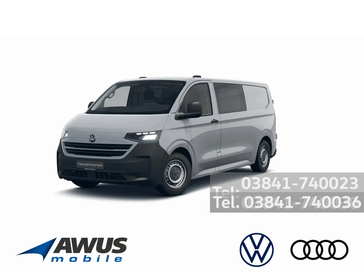 Volkswagen Transporter Kastenwagen Plus Motor: 2,0 l TDI 110 Grau - 1