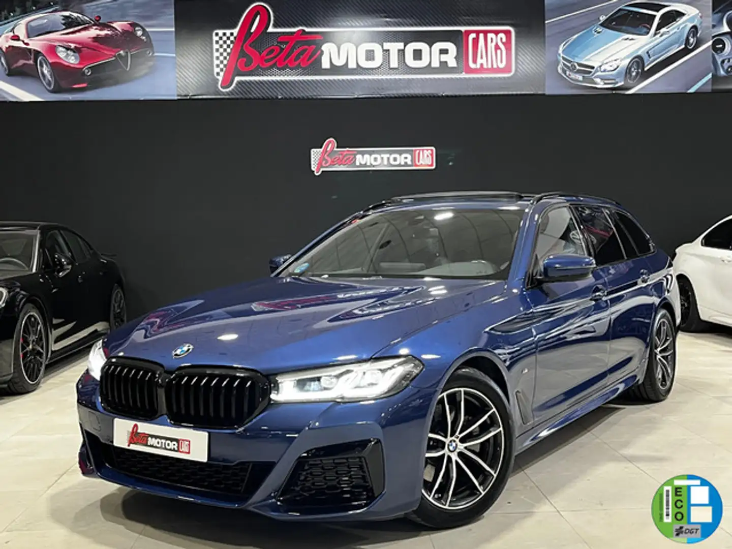 BMW 520 520dA Touring Blauw - 2