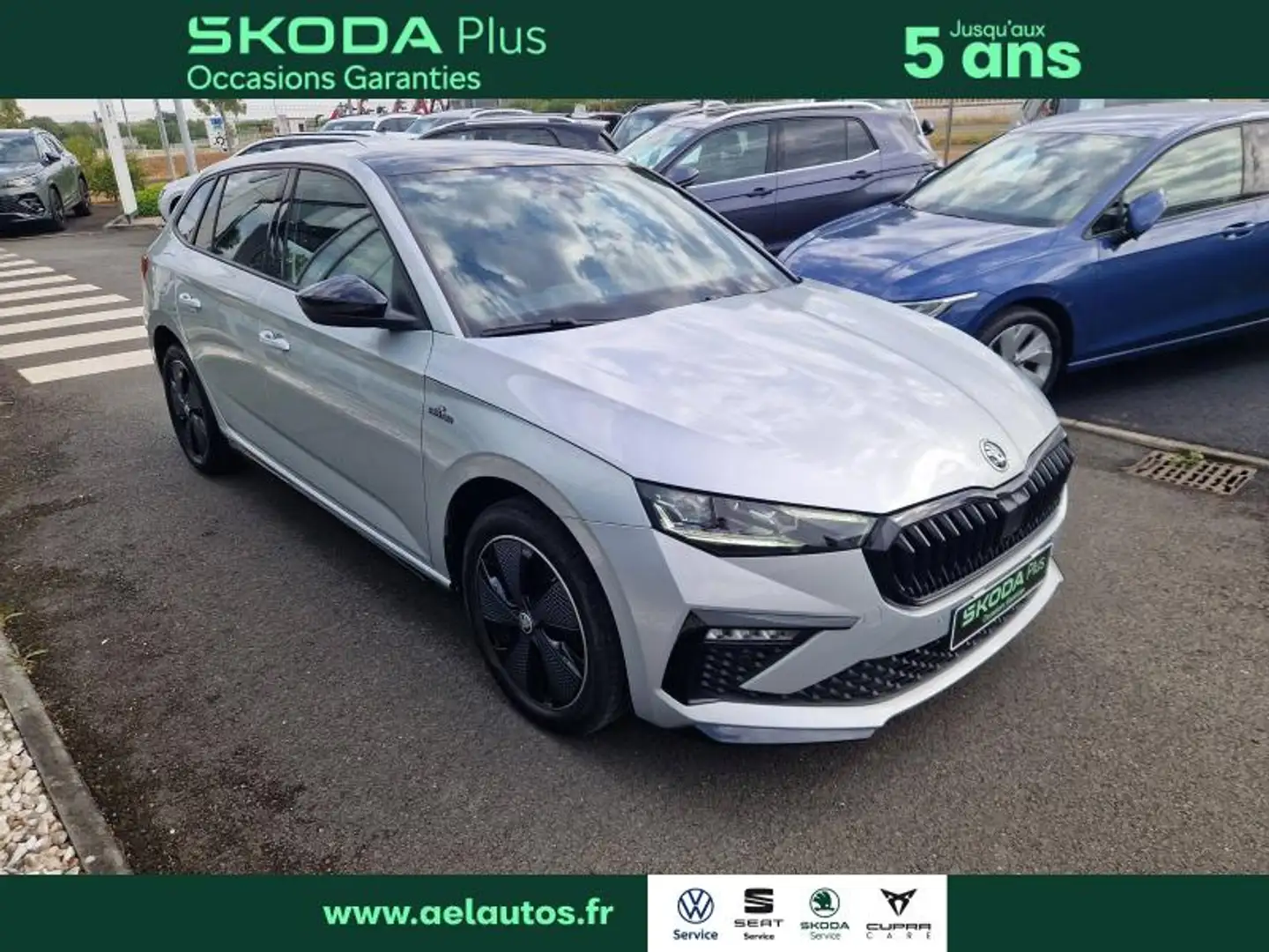 Skoda Scala 1.5 TSI Evo2 150ch ACT Monte-Carlo DSG7 Gris - 2