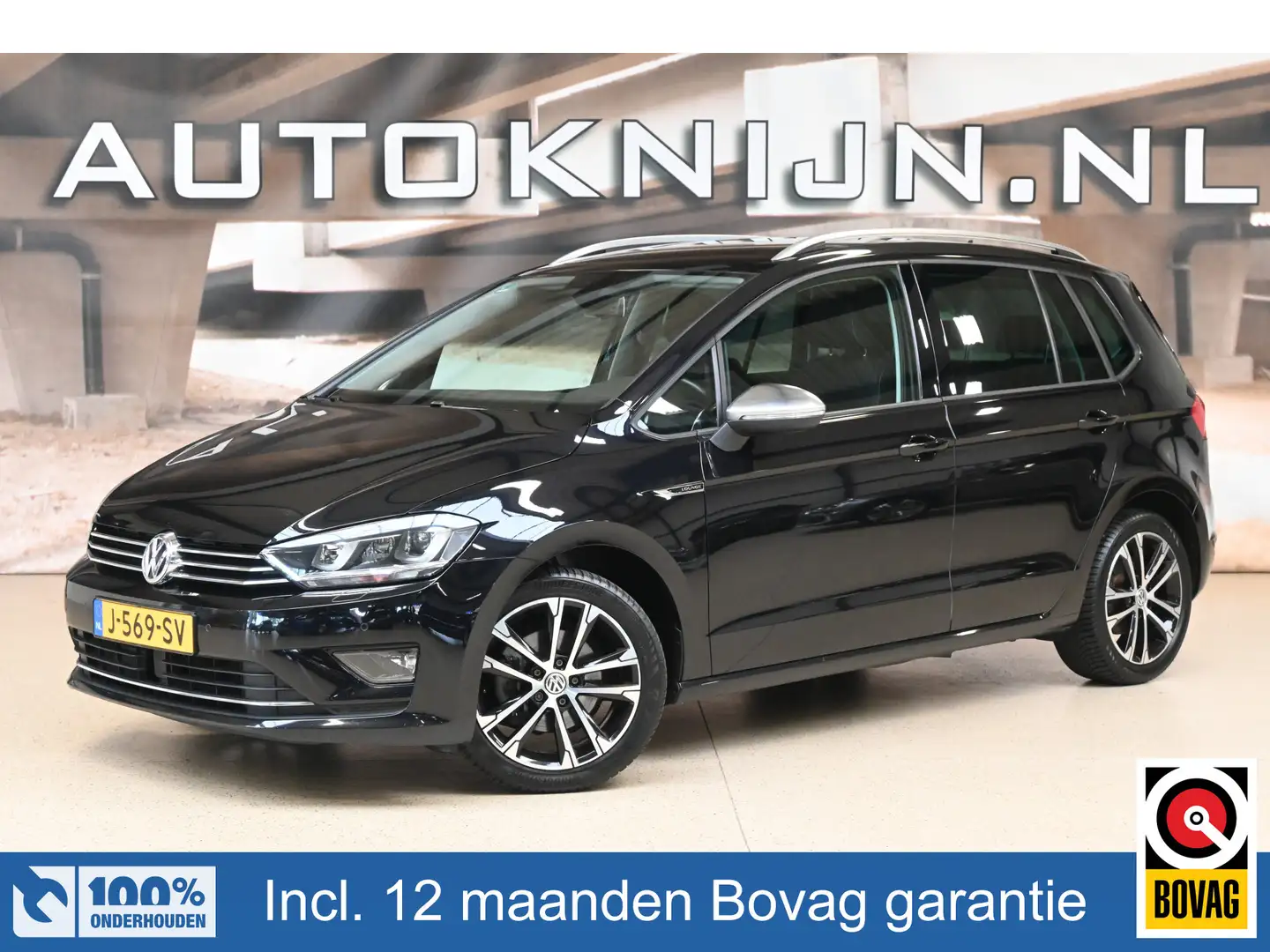 Volkswagen Golf Sportsvan 1.4 TSI 125pk Highline Lounge | Bi-xenon | ACC | S Zwart - 1