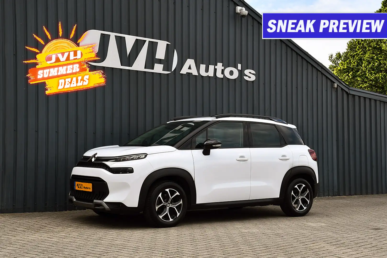 Citroen C3 Aircross 1.2 AUT PureTech Shine 02-2023 | ECC | Cruise | SV Wit - 1