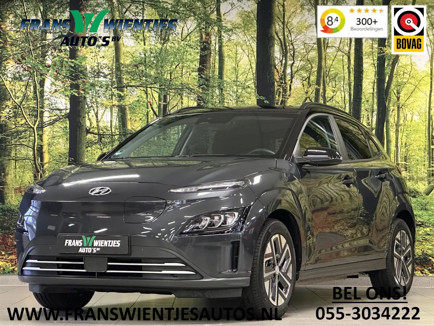 Hyundai KONA EV Comfort Smart 39 kWh | Parkeersensoren | Cruise Grijs - 1