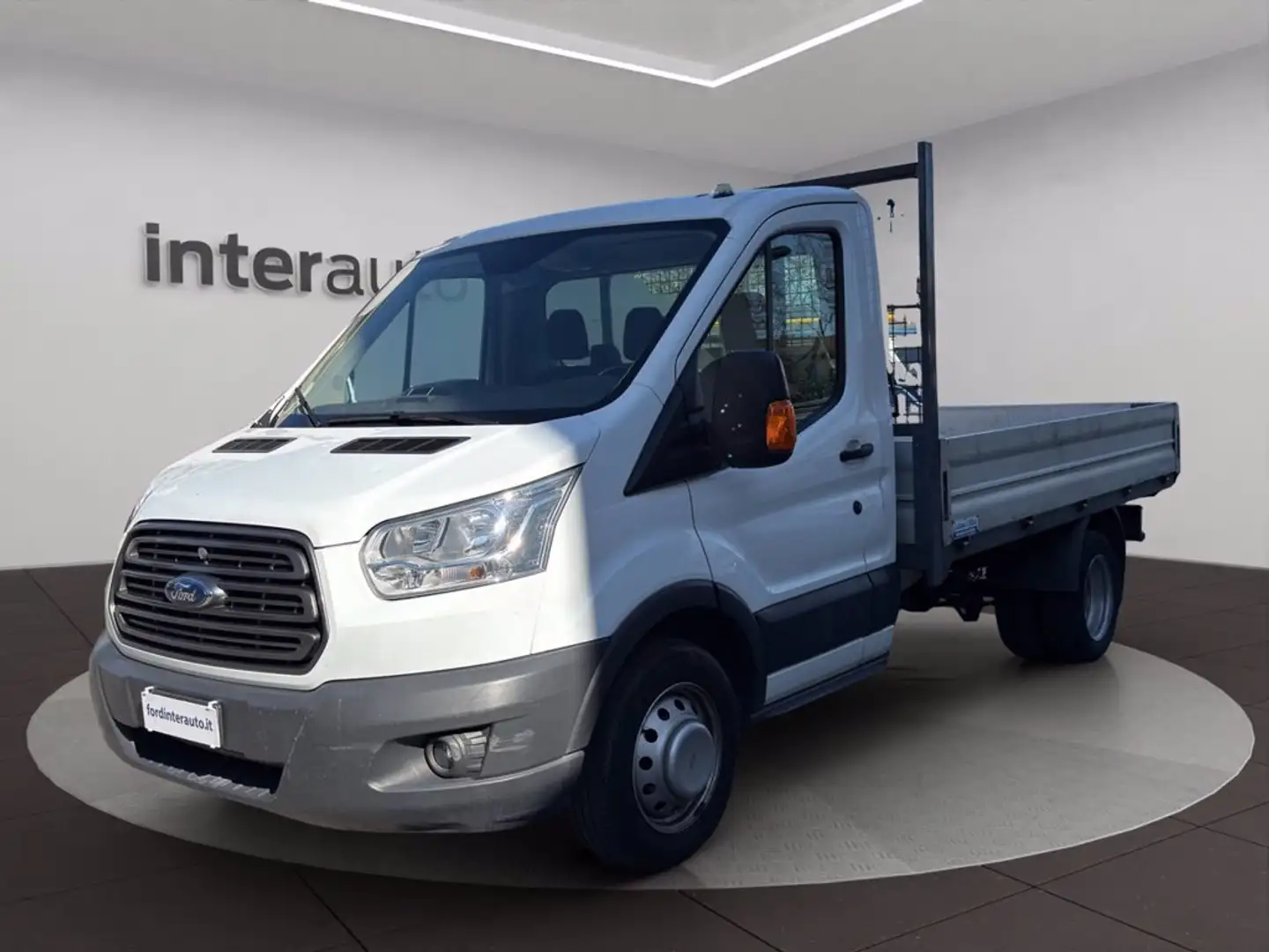 Ford Transit 350 tr.post. 2.0 tdci 130cv trend L2 r.gem. E6 Bianco - 1
