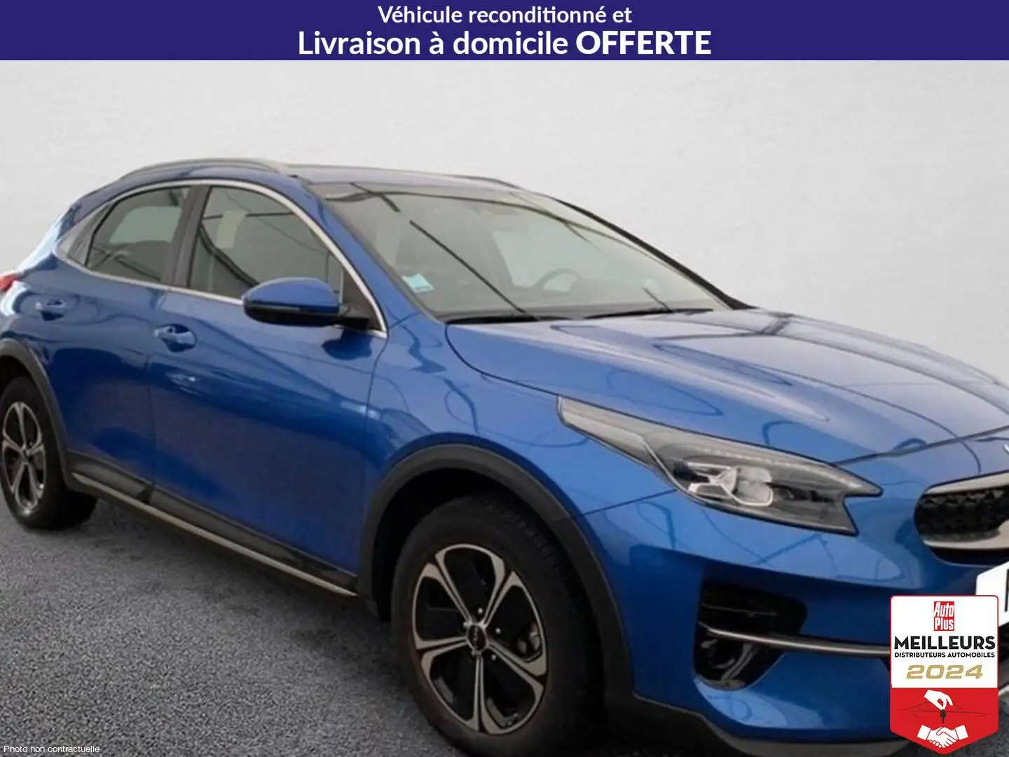 Kia Ceed / cee'd 1.6 gdi hybride rechargeable 141ch dct6 active Bleu - 2