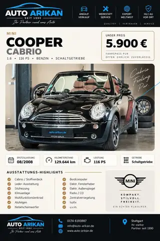 MINI Cooper Cabrio Sidewalk
