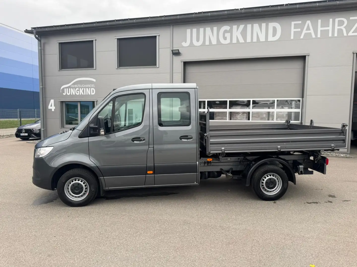 Mercedes-Benz Sprinter 316 CDI DoKa Kipper Lang Dreiseitenkipp Grau - 1