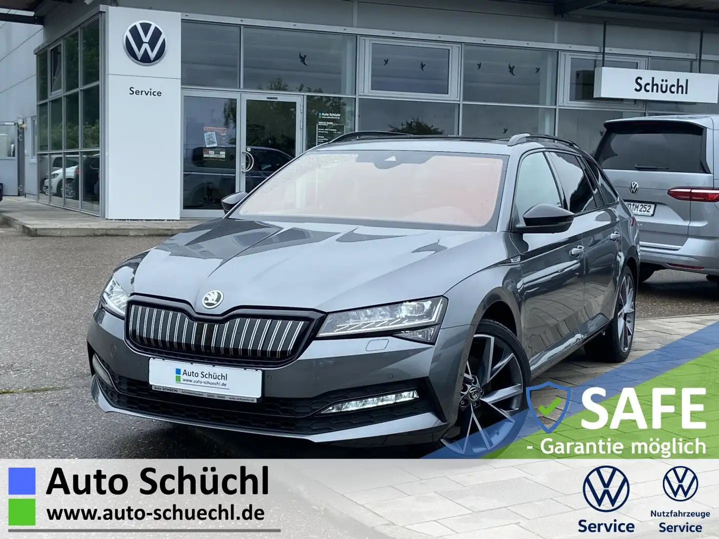 Skoda Superb Combi iV Sportline 1.4 TSI DSG 19"+AREA+E Grau - 1
