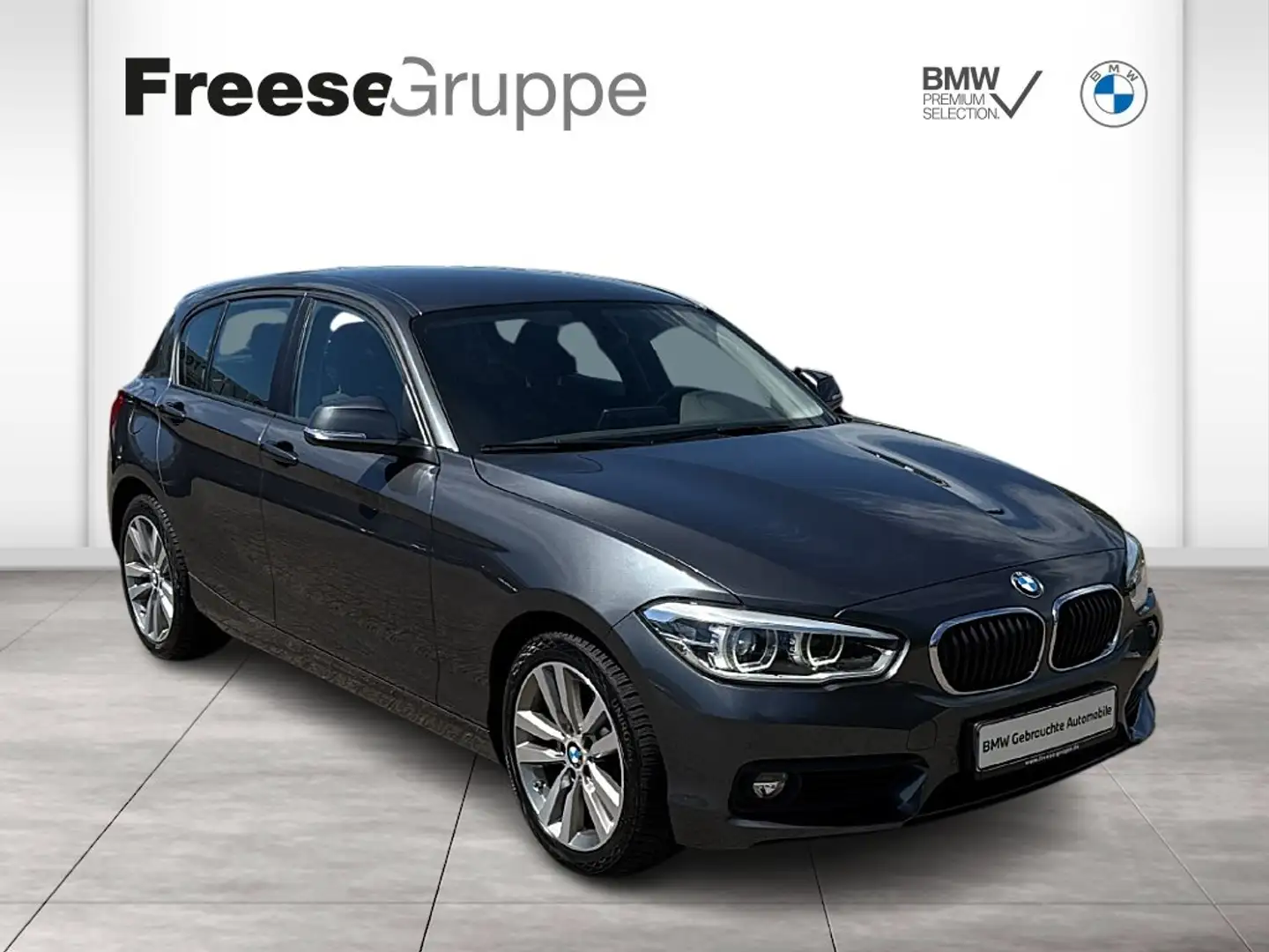 BMW 118 i 5-Türer LED Klimaaut. PDC Gris - 1