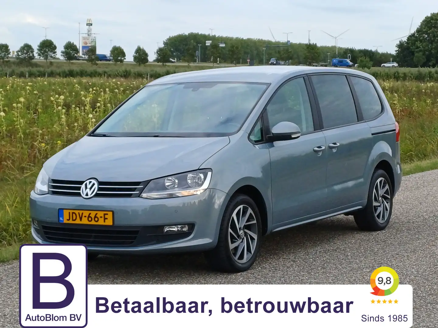 Volkswagen Sharan 1.4 TSI Comfortline 7-Pers. /Clima/Cruise/Trekh./P Grau - 1