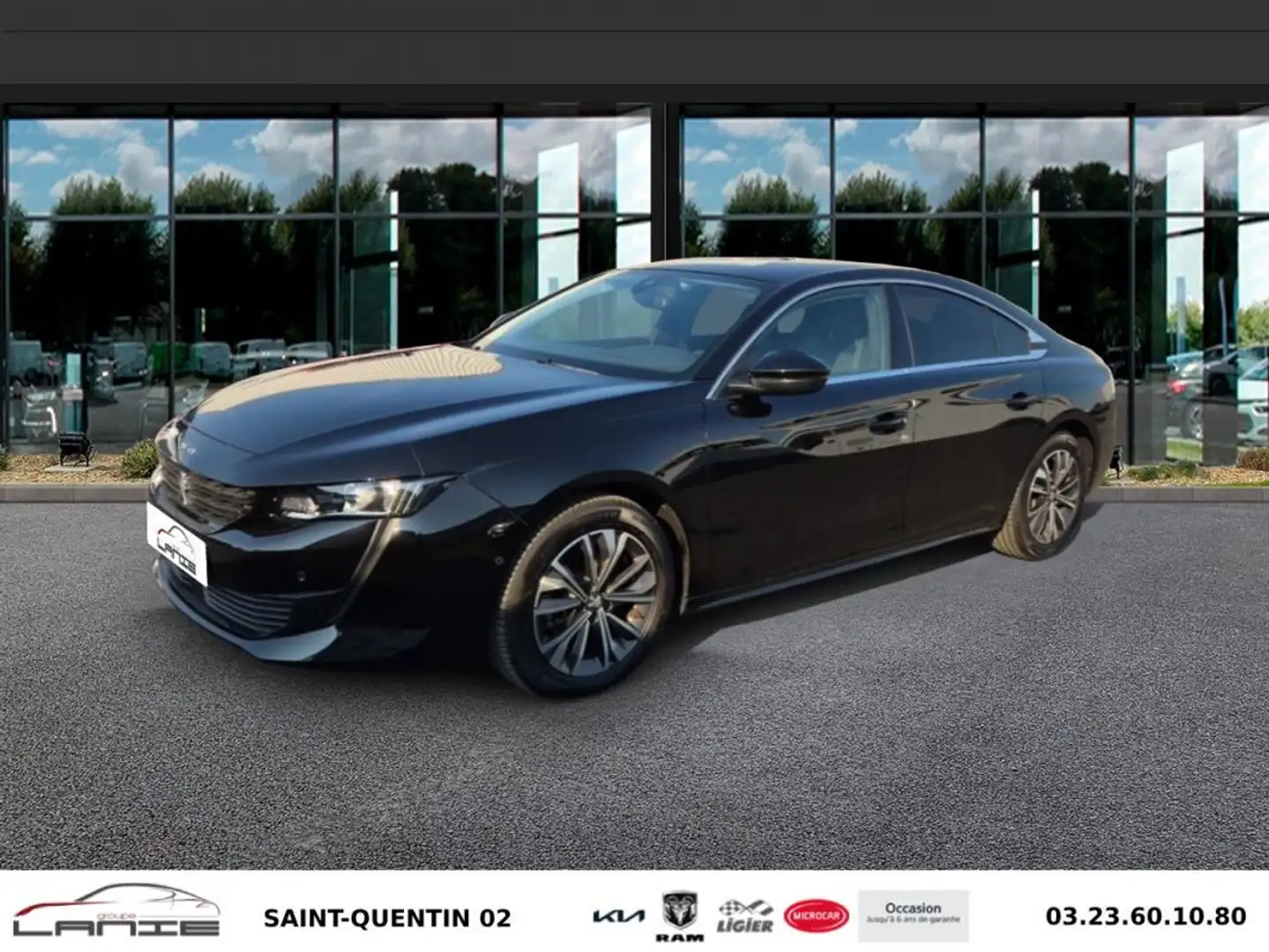 Peugeot 508 BlueHDi 130 ch S&S EAT8 Allure Pack Noir - 1