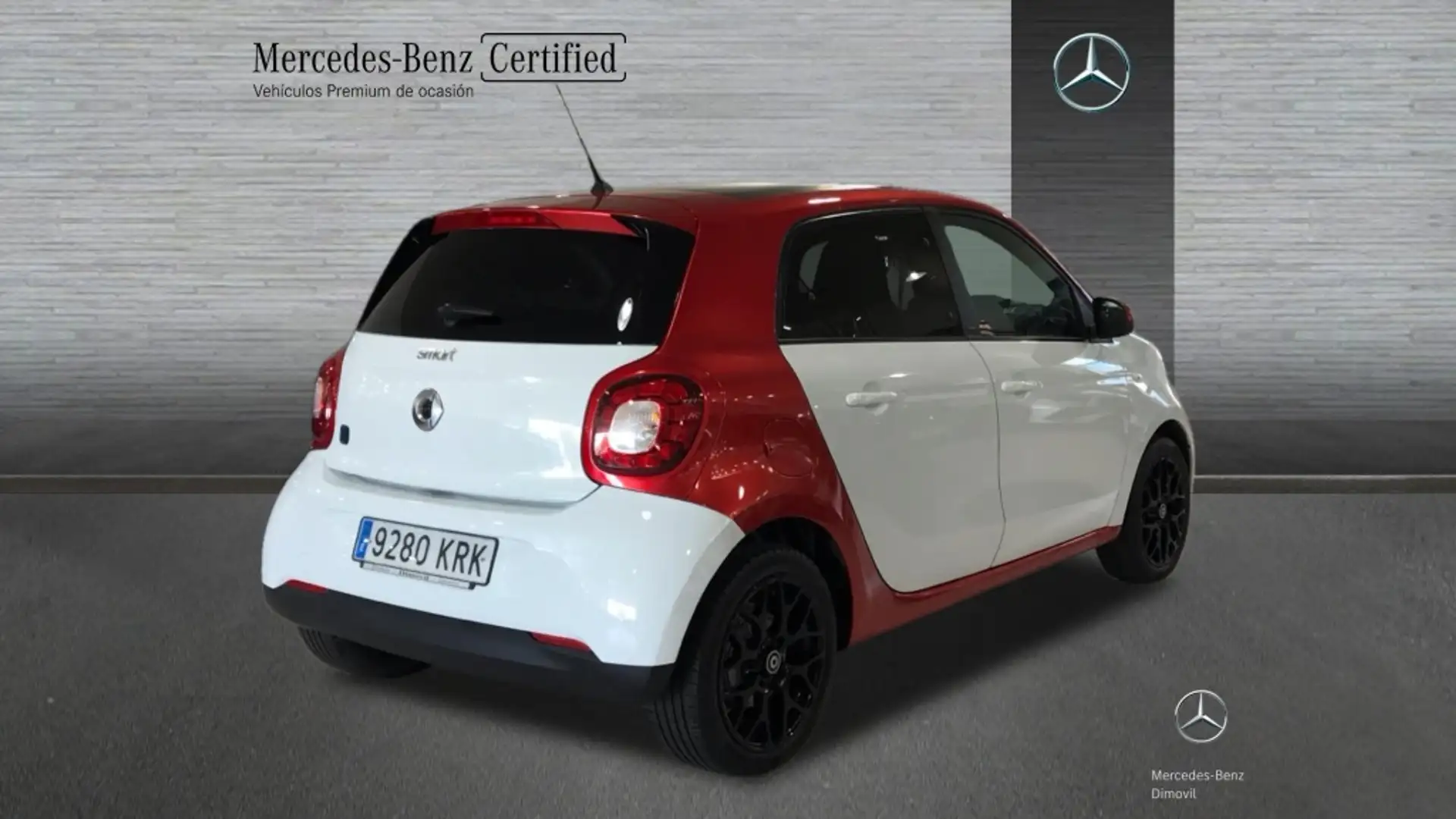 smart forFour Electric Drive Passion Weiß - 2