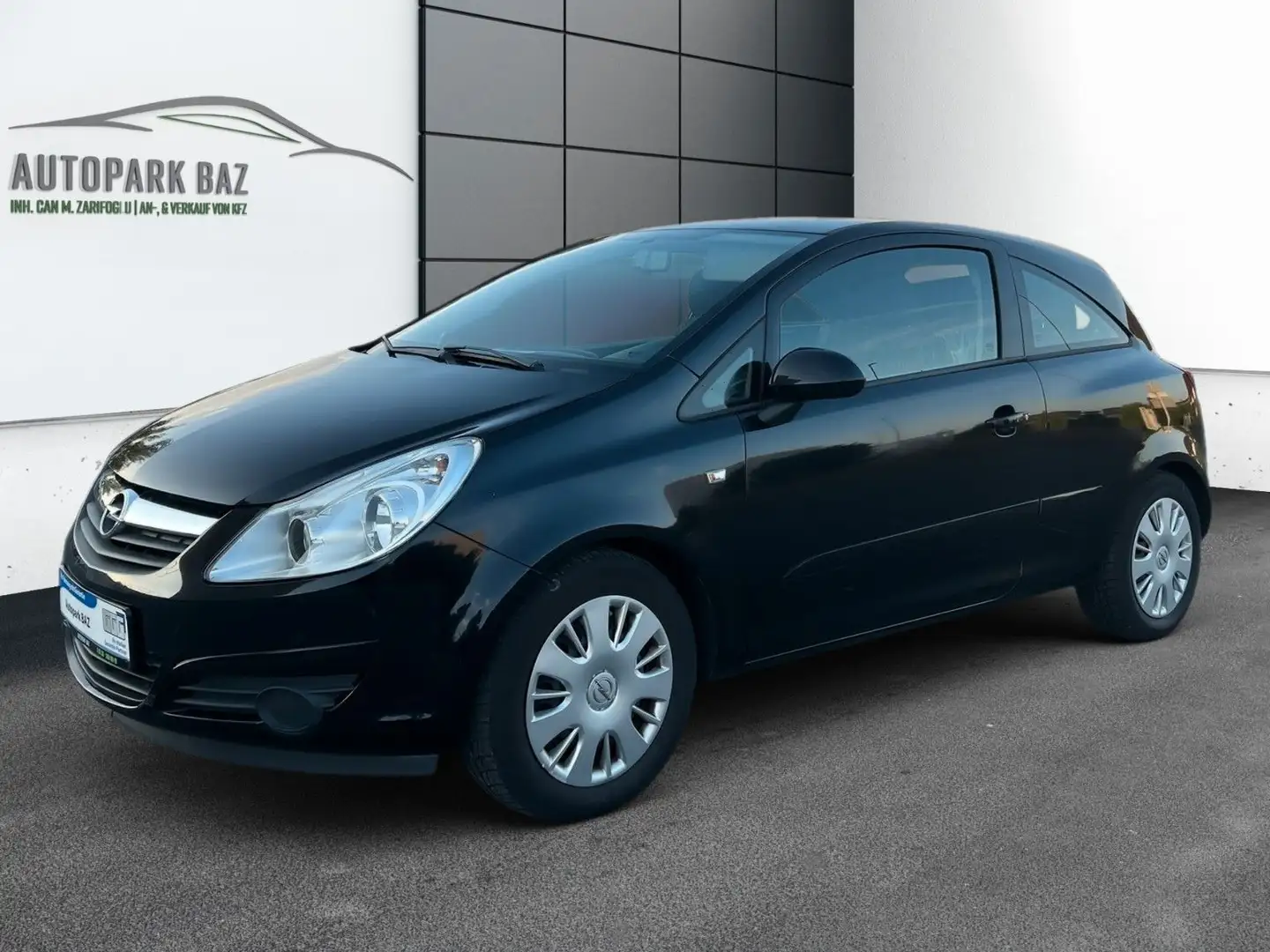 Opel Corsa D *2.Hand*HU/AU Neu*Klima* 8-Fach bereift* Schwarz - 1