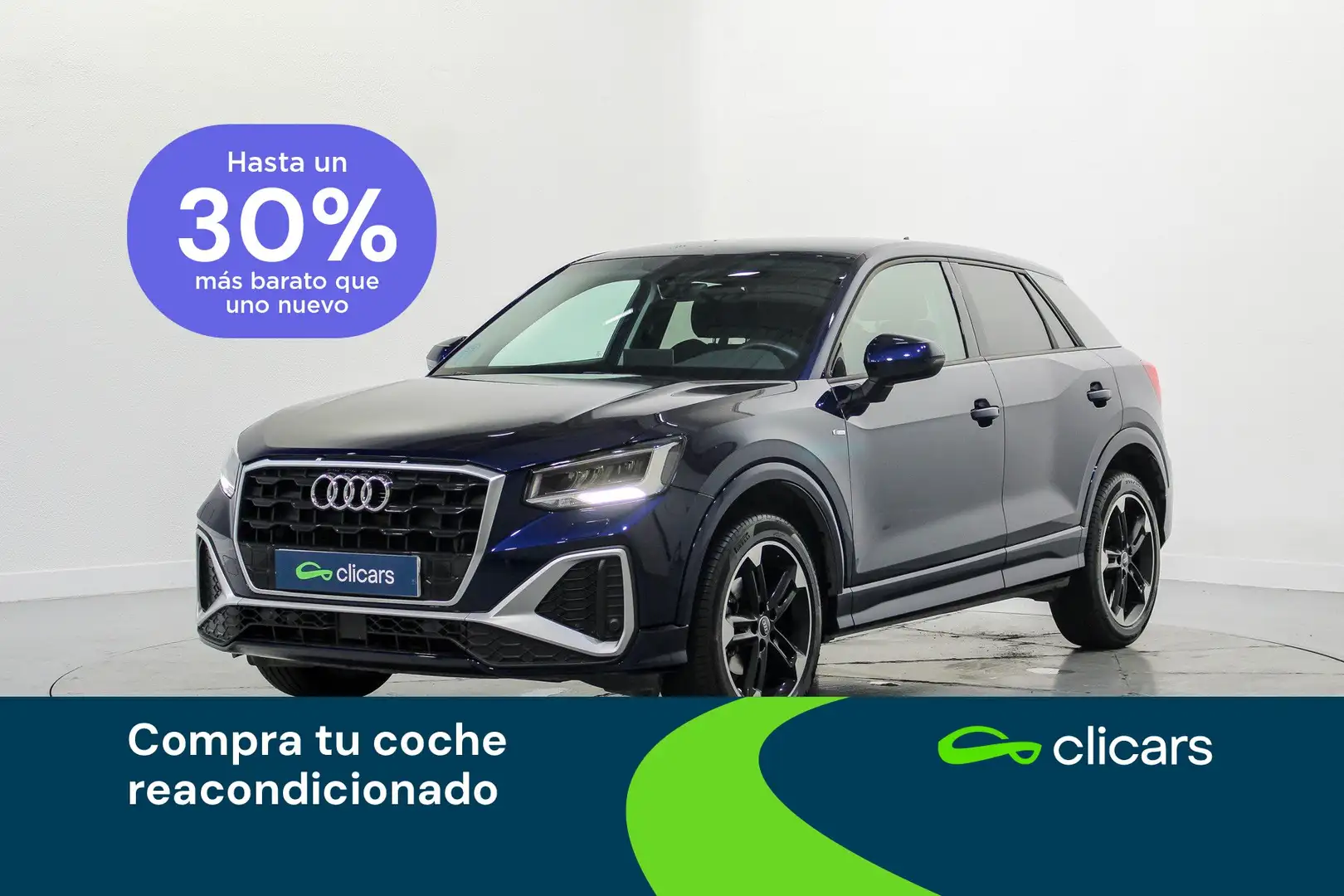 Audi Q2 30 TDI S line 85kW Azul - 1