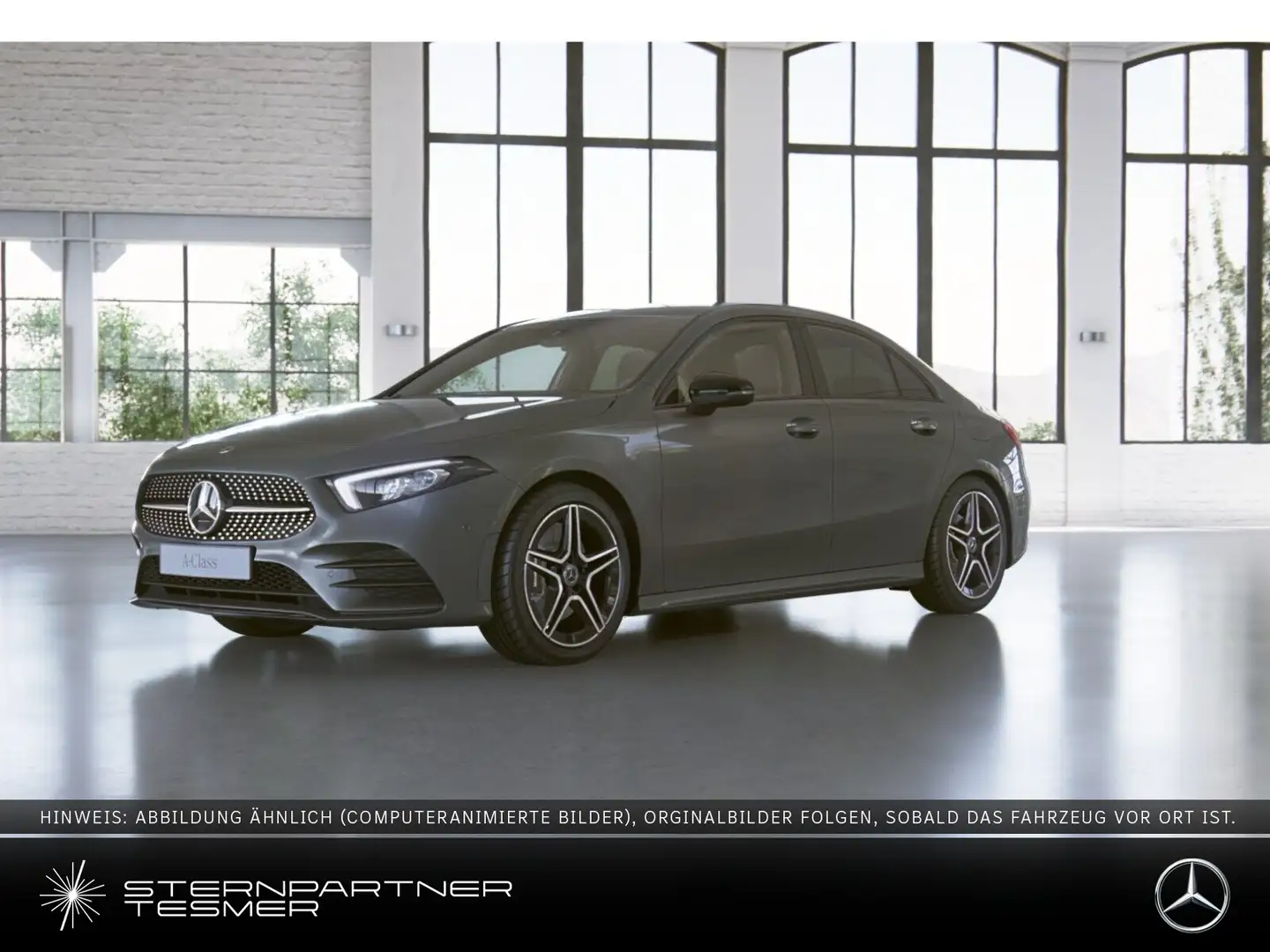 Mercedes-Benz A 220 +AMG+Night+MBUX+Sportausp.+KAMERA+SHZ+AUT Grijs - 1