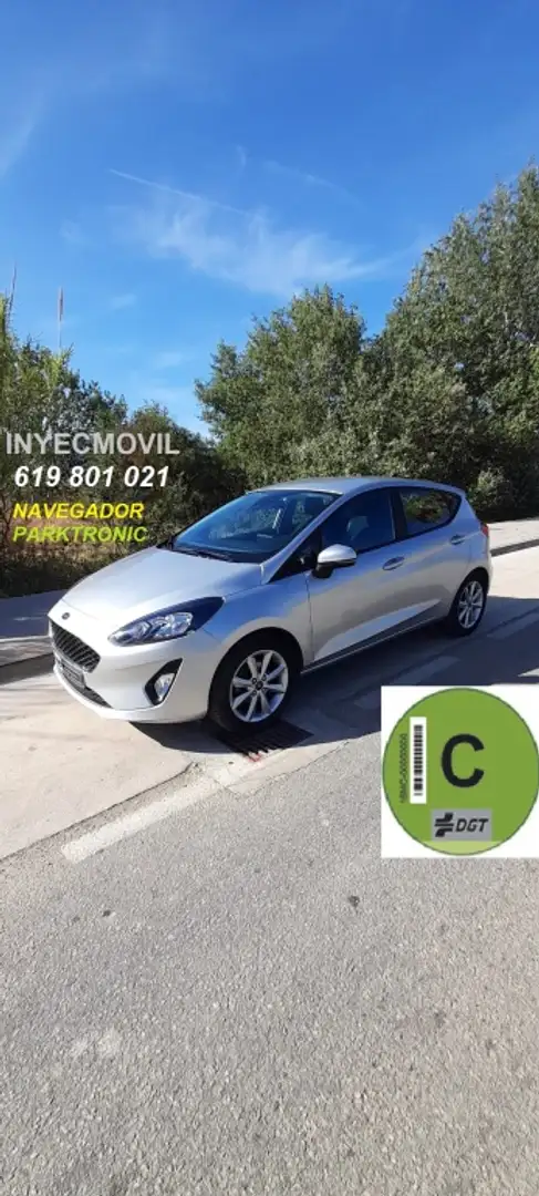 Ford Fiesta 1.1 Ti-VCT Trend Plateado - 1
