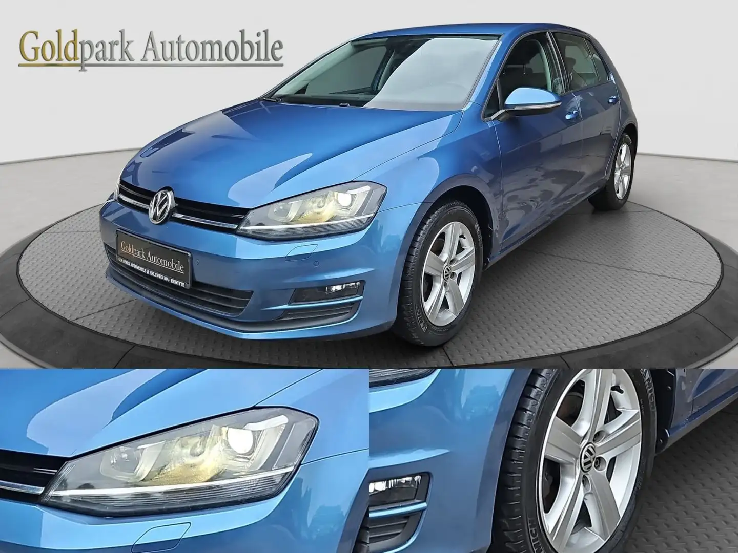 Volkswagen Golf VII Lim. Comfortline/AHK/BiXENON/T-LEDER/SH Blau - 1