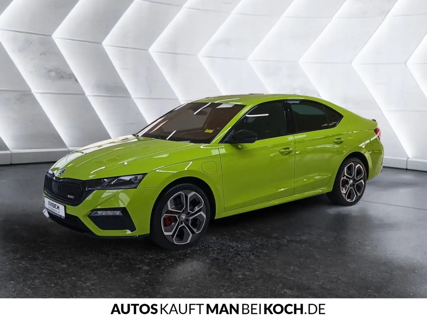 Skoda Octavia Lim. RS 1.4 TSI PHEV DSG MATRIX ACC AHK Grün - 2