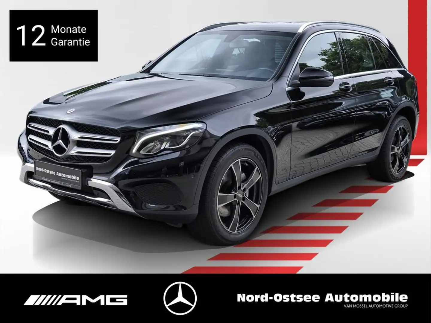 Mercedes-Benz GLC 250 4M  AHK LED KAMERA NAVI SITZHZG TEMPO Negru - 1