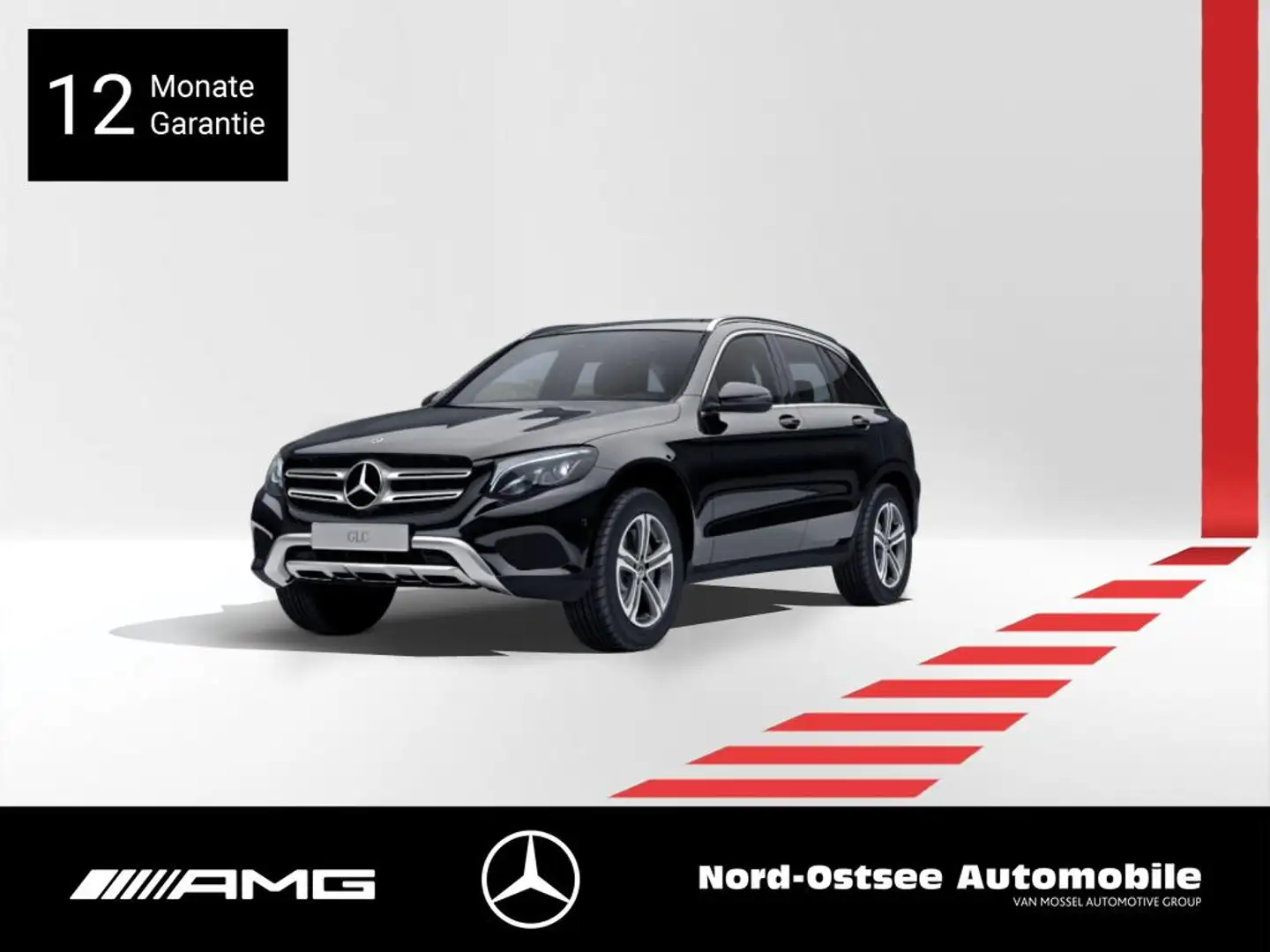 Mercedes-Benz GLC 250 4M  AHK LED KAMERA NAVI SITZHZG TEMPO Negro - 1
