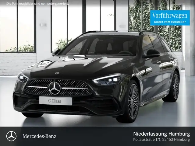 Mercedes-Benz C 180 T AMG+NIGHT+PANO+360+LED+19"+TOTW+KEYLESS+9G