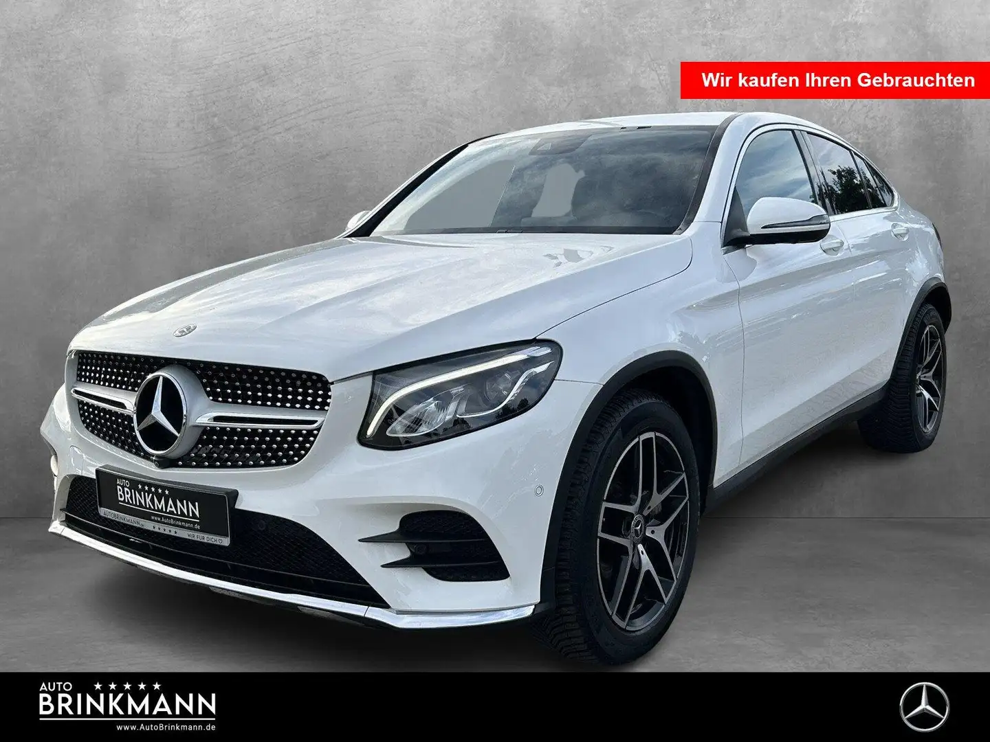 Mercedes-Benz GLC 250 GLC250 4M Coupé AMG-LINE/LED/360°KAM/SCHIEBEDACH Weiß - 1