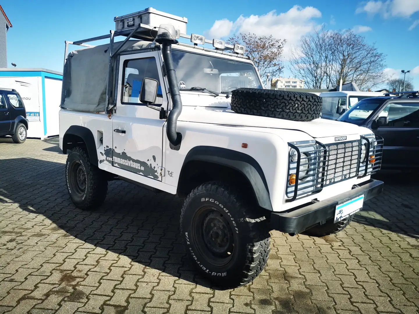 Land Rover Defender 90 Tdi Soft Top *Rarität/Grüne Pl./149 Tkm* Weiß - 1