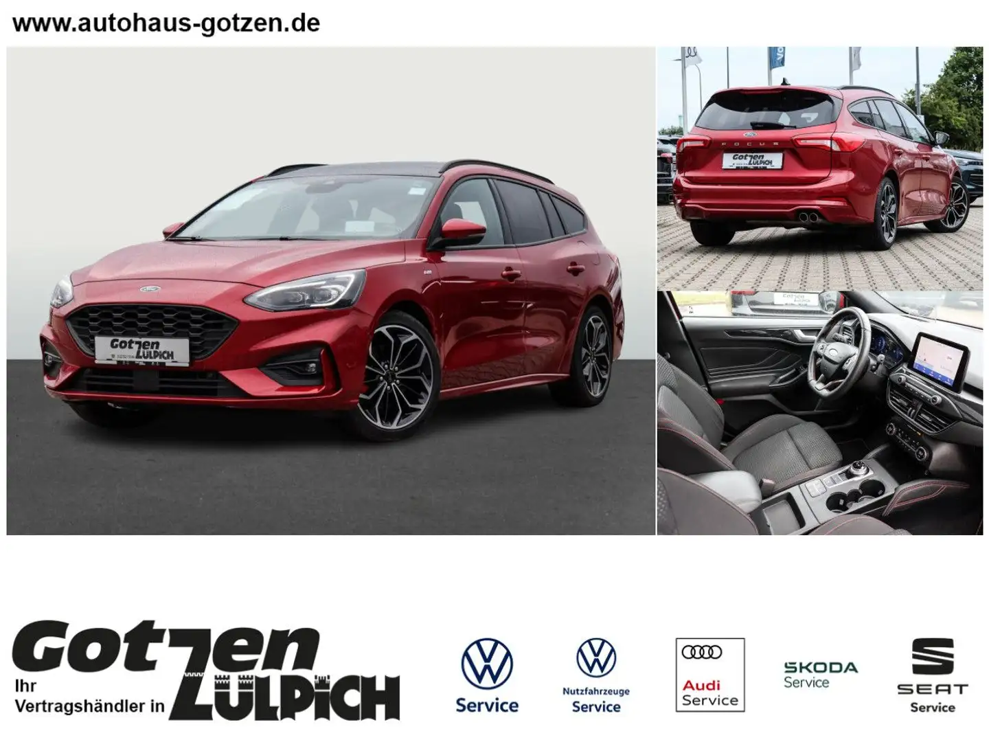 Ford Focus Turnier ST-Line 2.0 TDCi Navi Pano LED PDC Rouge - 1