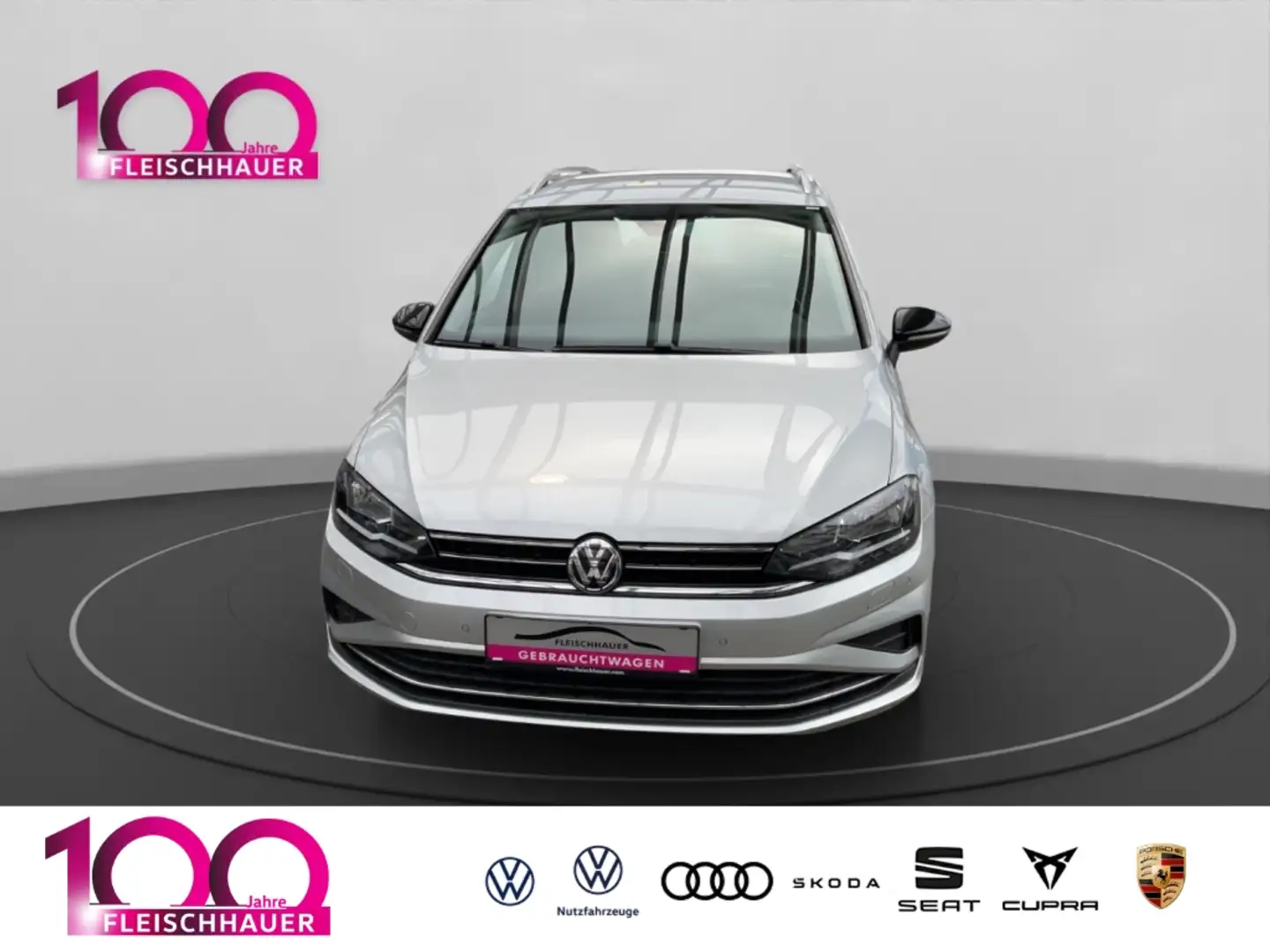 Volkswagen Golf Sportsvan VII IQ.DRIVE 1.5 TSI ACT Navi Soundsystem ACC Appl Srebrny - 2