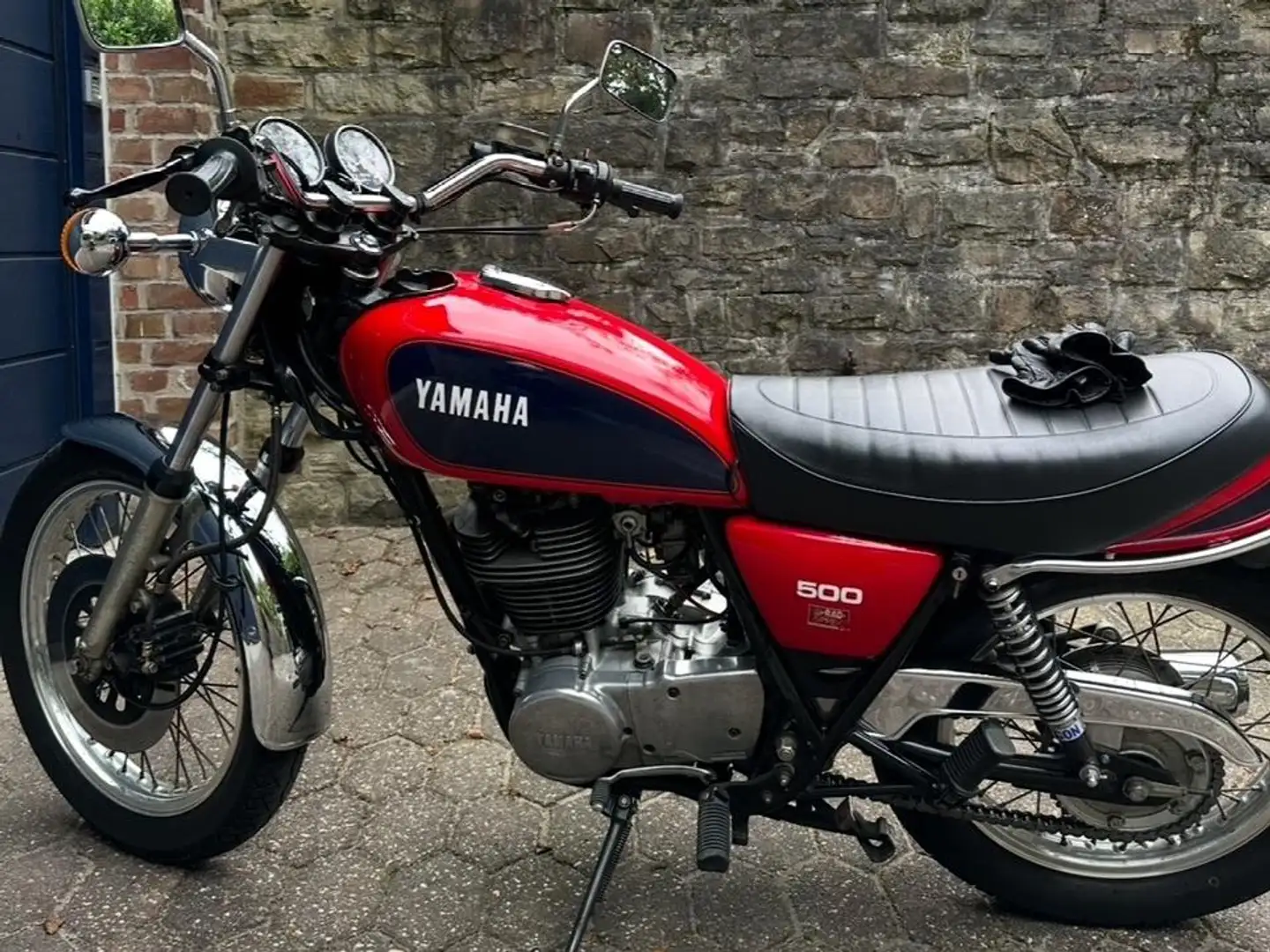 Yamaha SR 500 Rood - 2